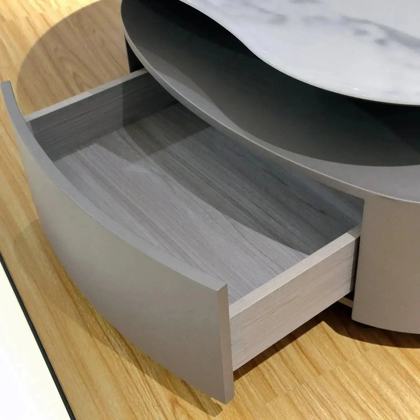 Modern Functional Coffee Table with Storage and Wheels GNCJ2403 Marsiling Furniture