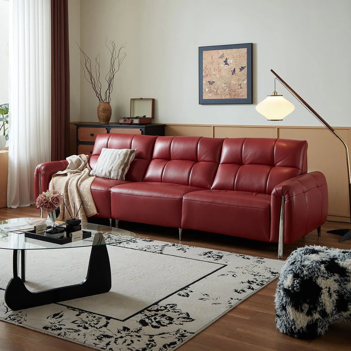 Luxury Leather Electric Control Recliner Sofa Hand Made Factory Price Functional Sectional Sofa Marsiling