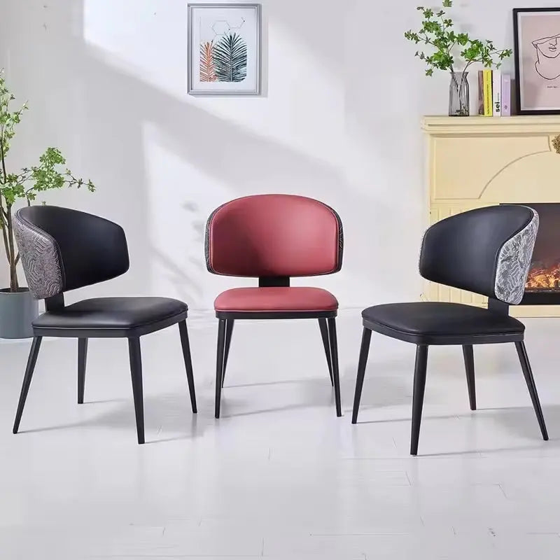 Modern Hotel Restaurant Home Leather Banquet Party Dining Chair for Livining Room Marsiling