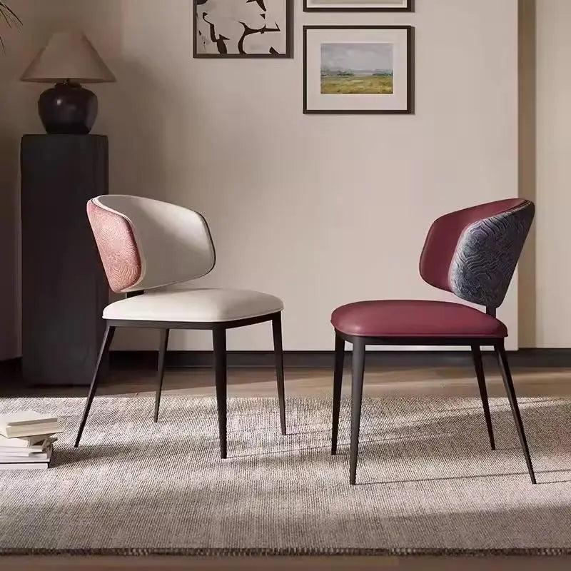 Modern Hotel Restaurant Home Leather Banquet Party Dining Chair for Livining Room Marsiling