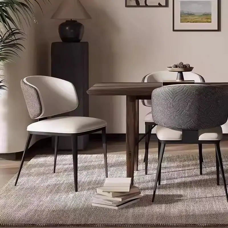 Modern Hotel Restaurant Home Leather Banquet Party Dining Chair for Livining Room Marsiling