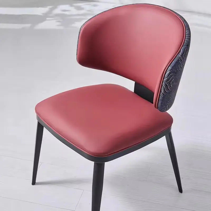 Modern Hotel Restaurant Home Leather Banquet Party Dining Chair for Livining Room Marsiling