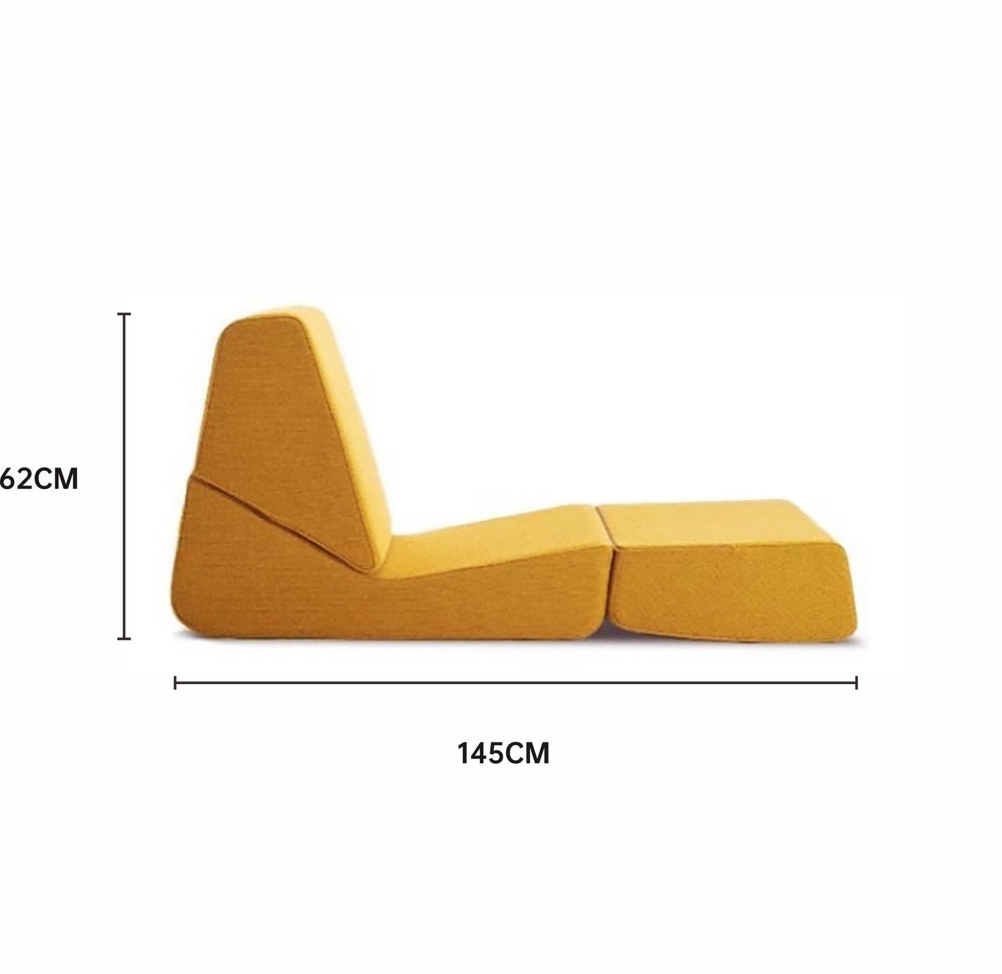 Single Folding Balcony Couch Lazy Tatami Compression Sofa Bed Marsiling