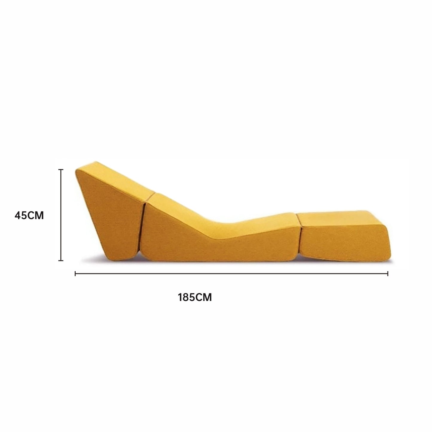 Single Folding Balcony Couch Lazy Tatami Compression Sofa Bed Marsiling