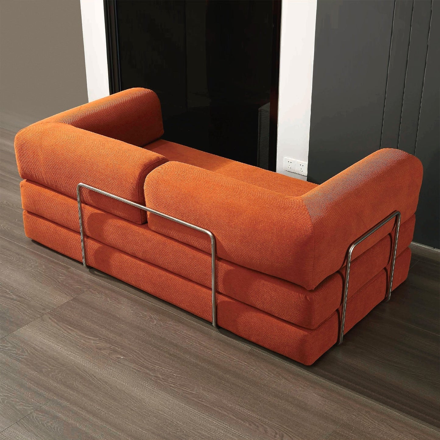 Vacuum Compressed Sectional Sofa Living Room Foldable Modern Sofa Bed Marsiling