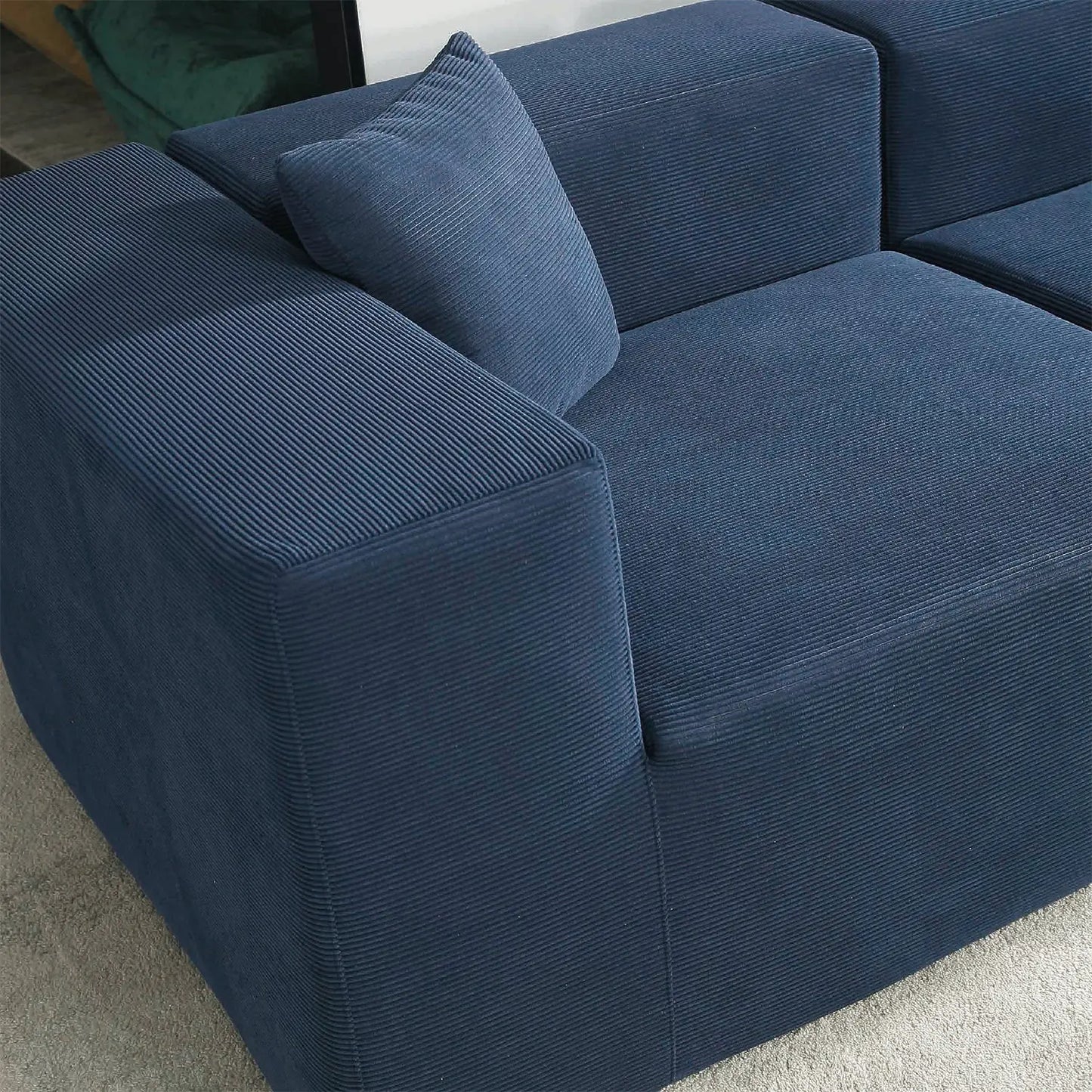 Modern Compressed Sofa Three Seater Modular Sectional Couch for Living Room Marsiling