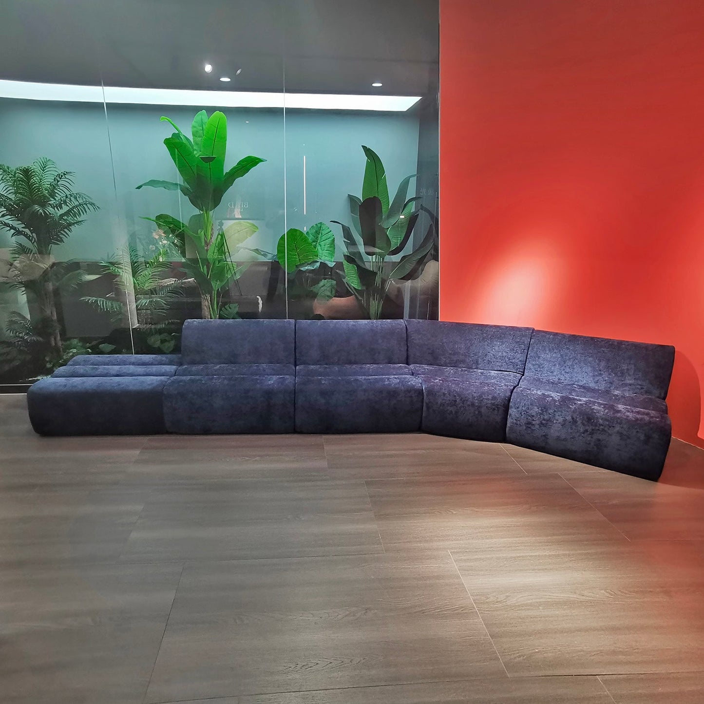 Factory Modern Home Furniture Comfortable Fabric Modular Sectional Sofa