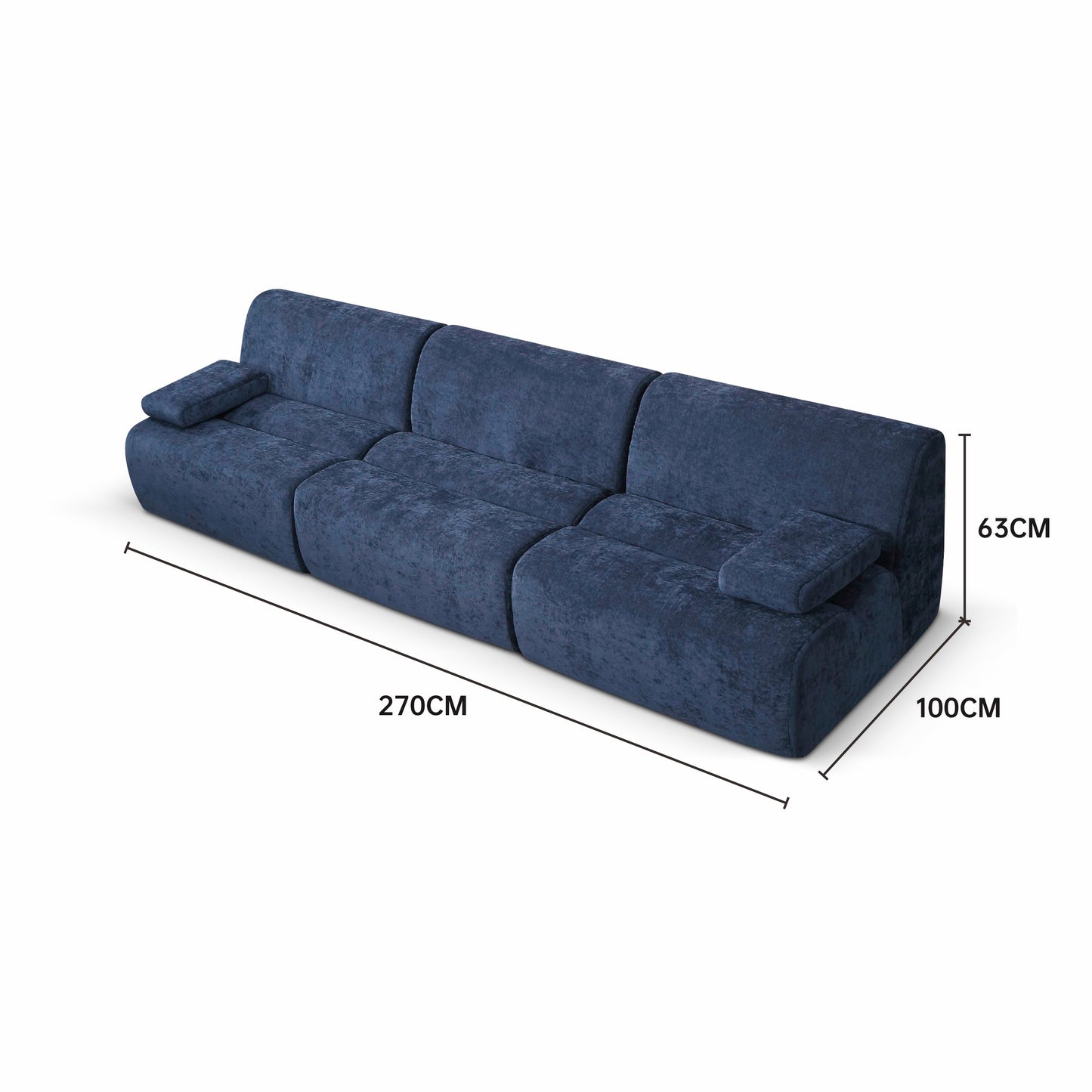 Factory Modern Home Furniture Comfortable Fabric Modular Sectional Sofa