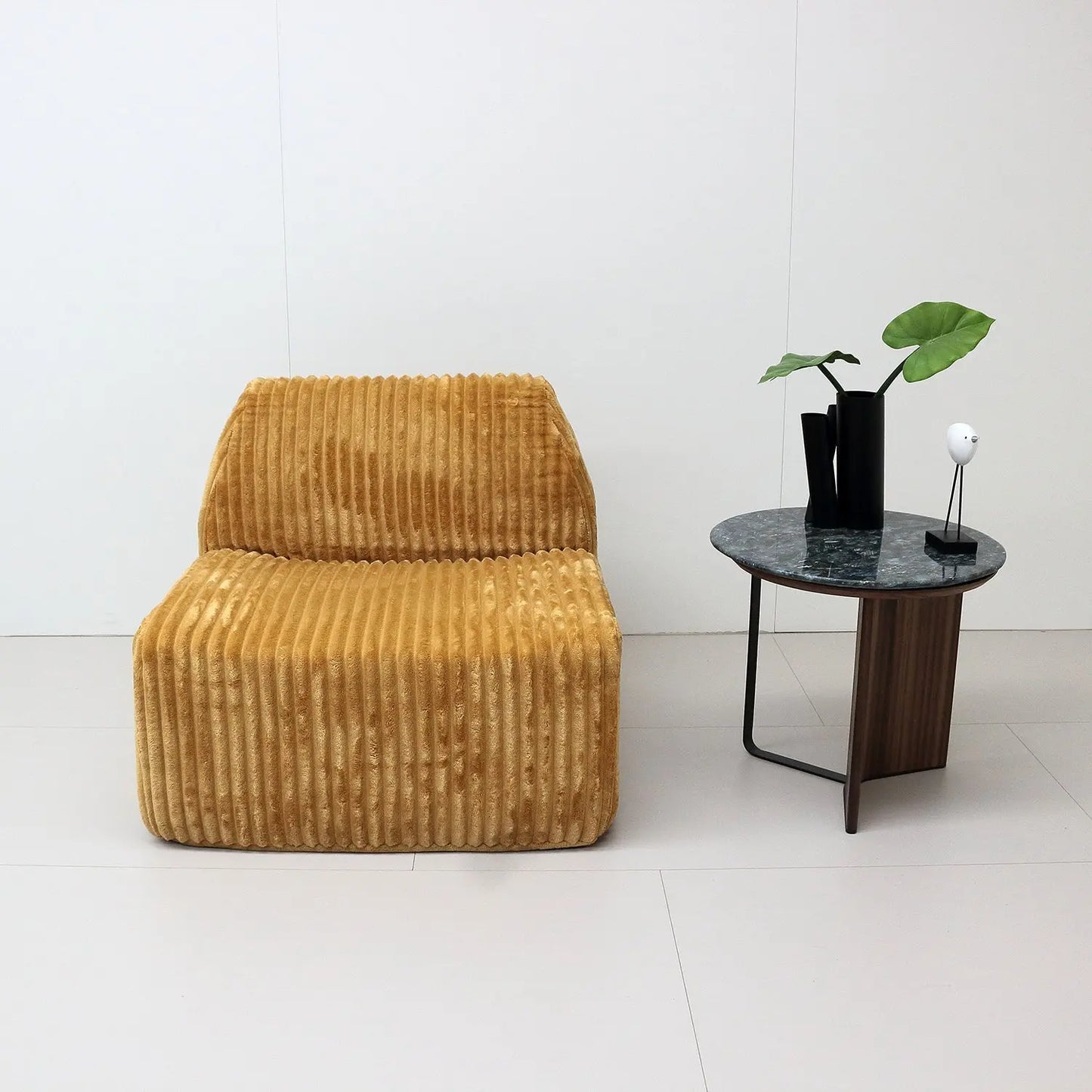 Living Room Apartment Modular Sectional Vacuum Compressed Sofa Single Chair Marsiling