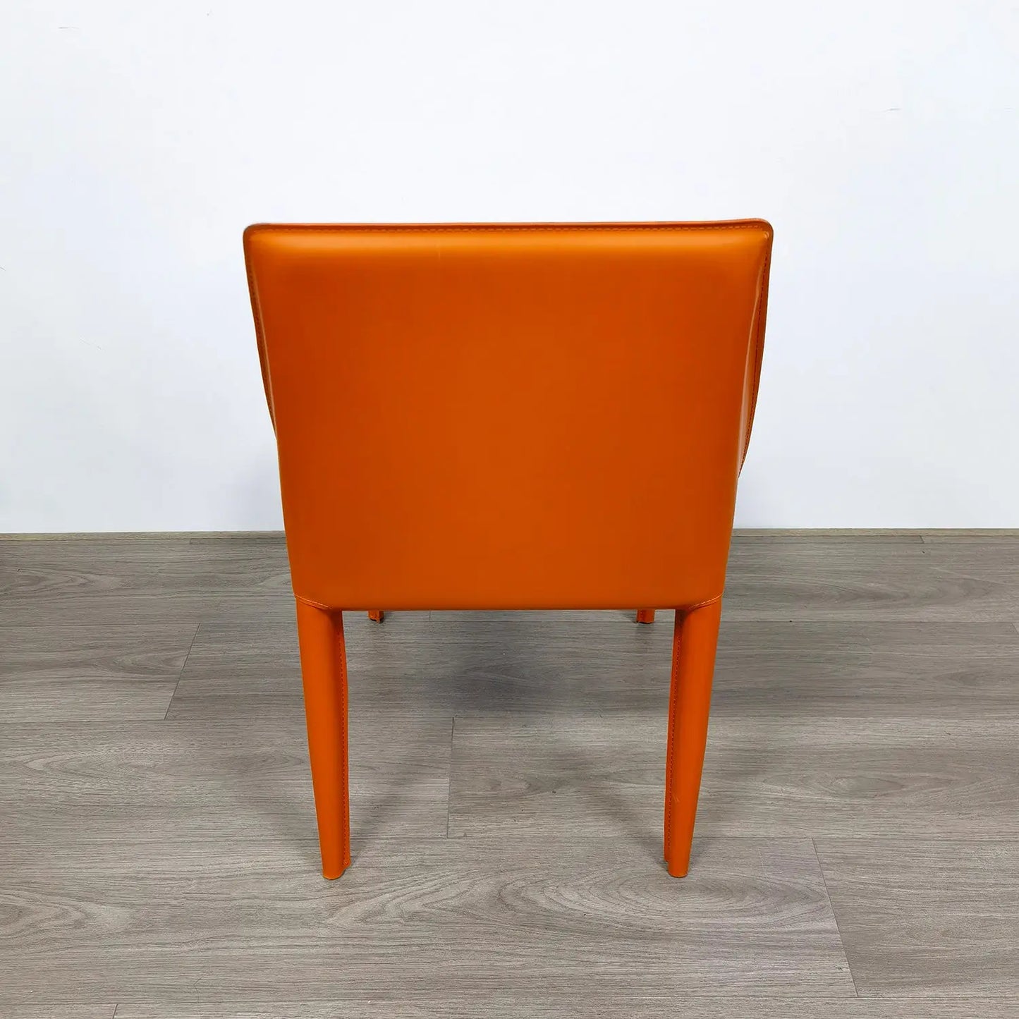 Modern Simple Deisng Barenia Leather Restaurant Cafe Dining Chair Marsiling