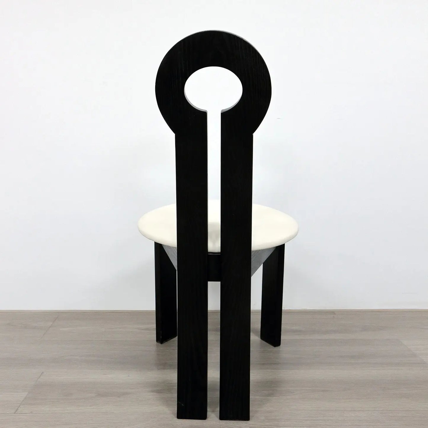 Unique Design Ancient Mermaid Key Shape Oak Legs Backrest Dining Chair Marsiling