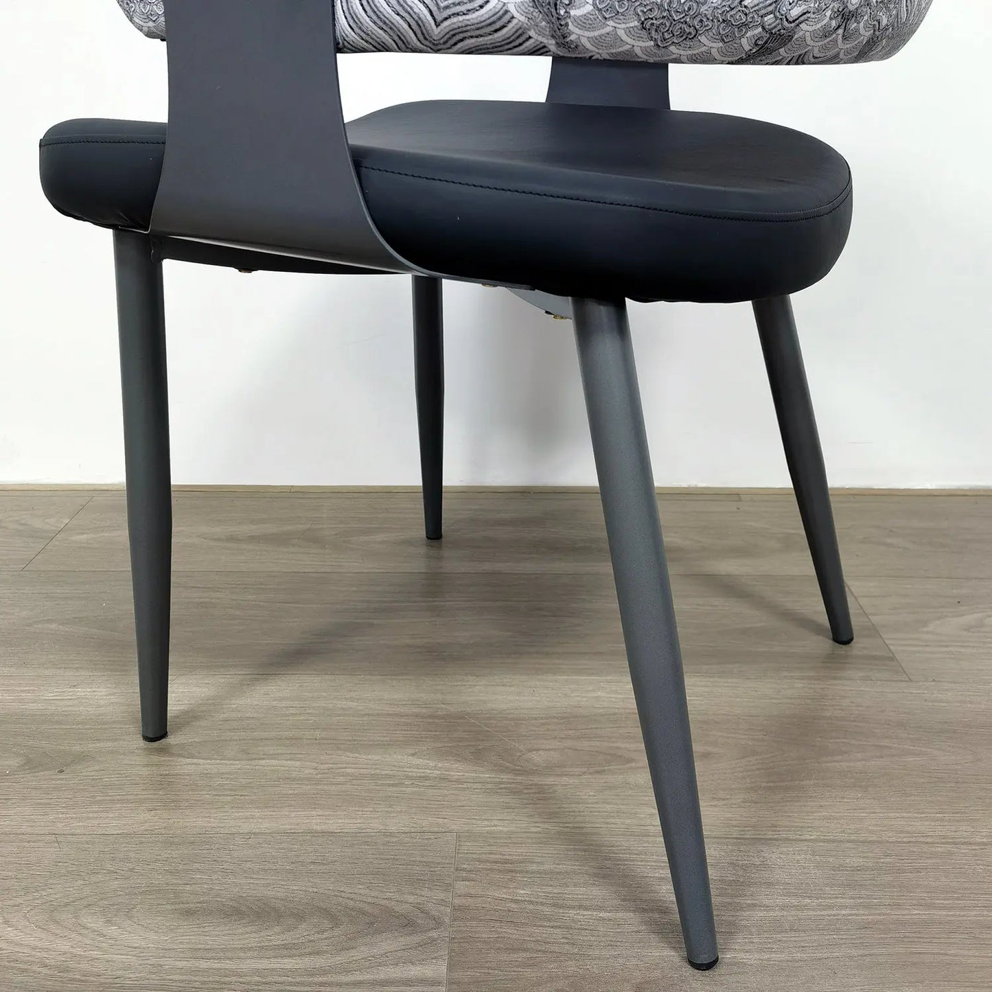 Contemporary Luxury Upholstered Indoor Metal Leather Restaurant Dining Chair Marsiling