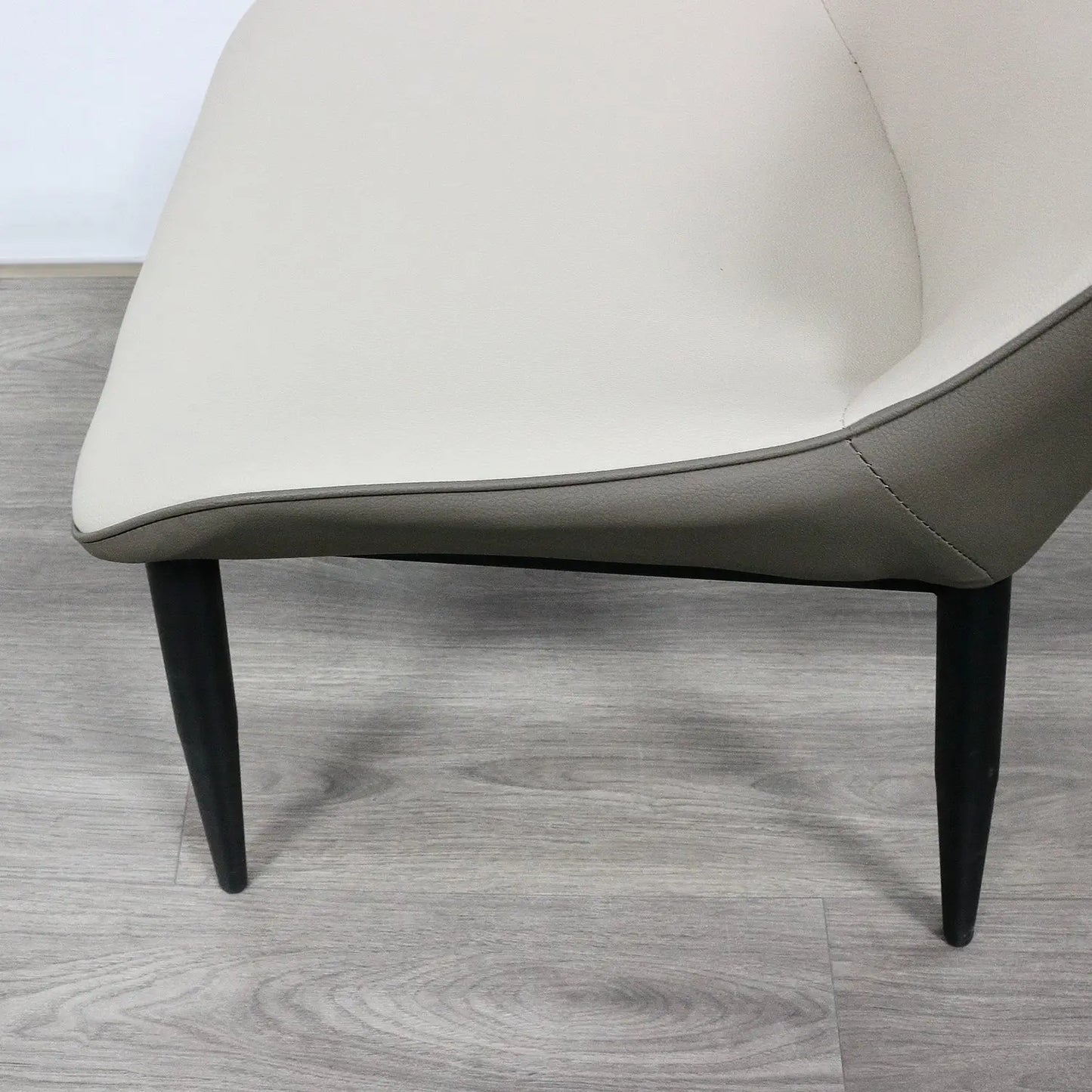 Luxury Contemporary Home High-End Sense Retro Chairs PU Leather Dining Chairs Marsiling