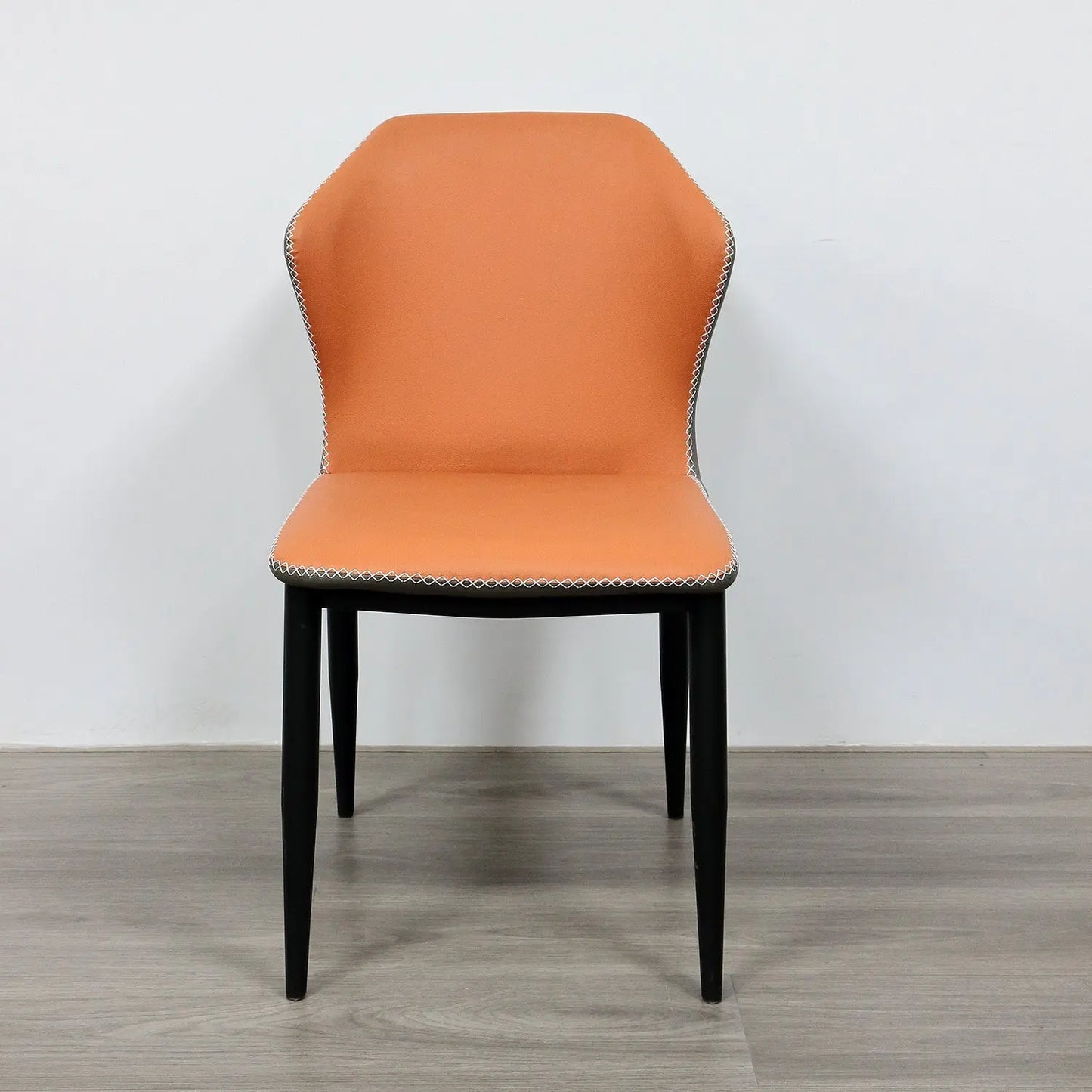 Hotel Nordic Luxury PU Dining Chairs Set Manufacturers Modern Wtih Iron Legs Marsiling