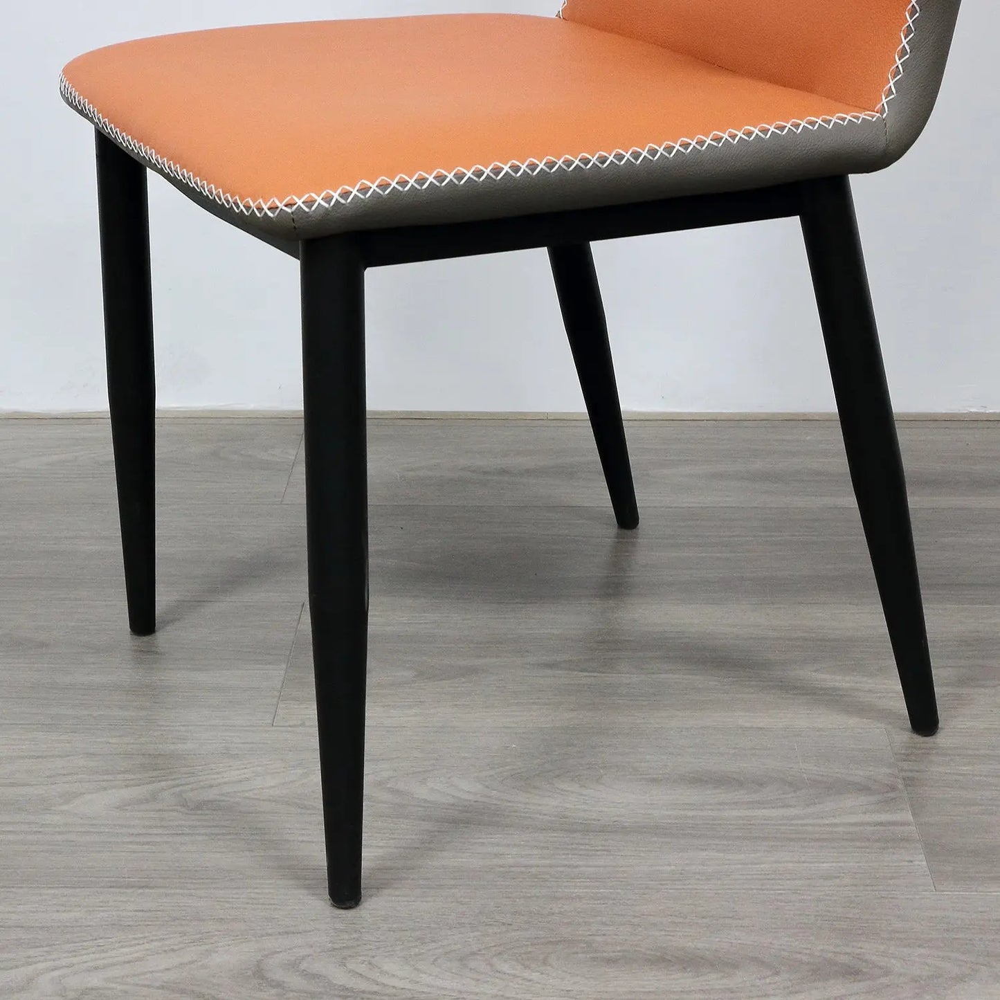 Hotel Nordic Luxury PU Dining Chairs Set Manufacturers Modern Wtih Iron Legs Marsiling