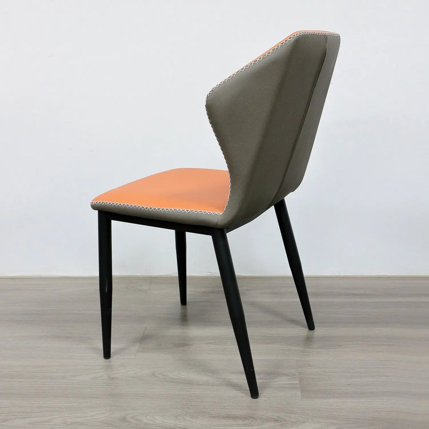 Hotel Nordic Luxury PU Dining Chairs Set Manufacturers Modern Wtih Iron Legs Marsiling