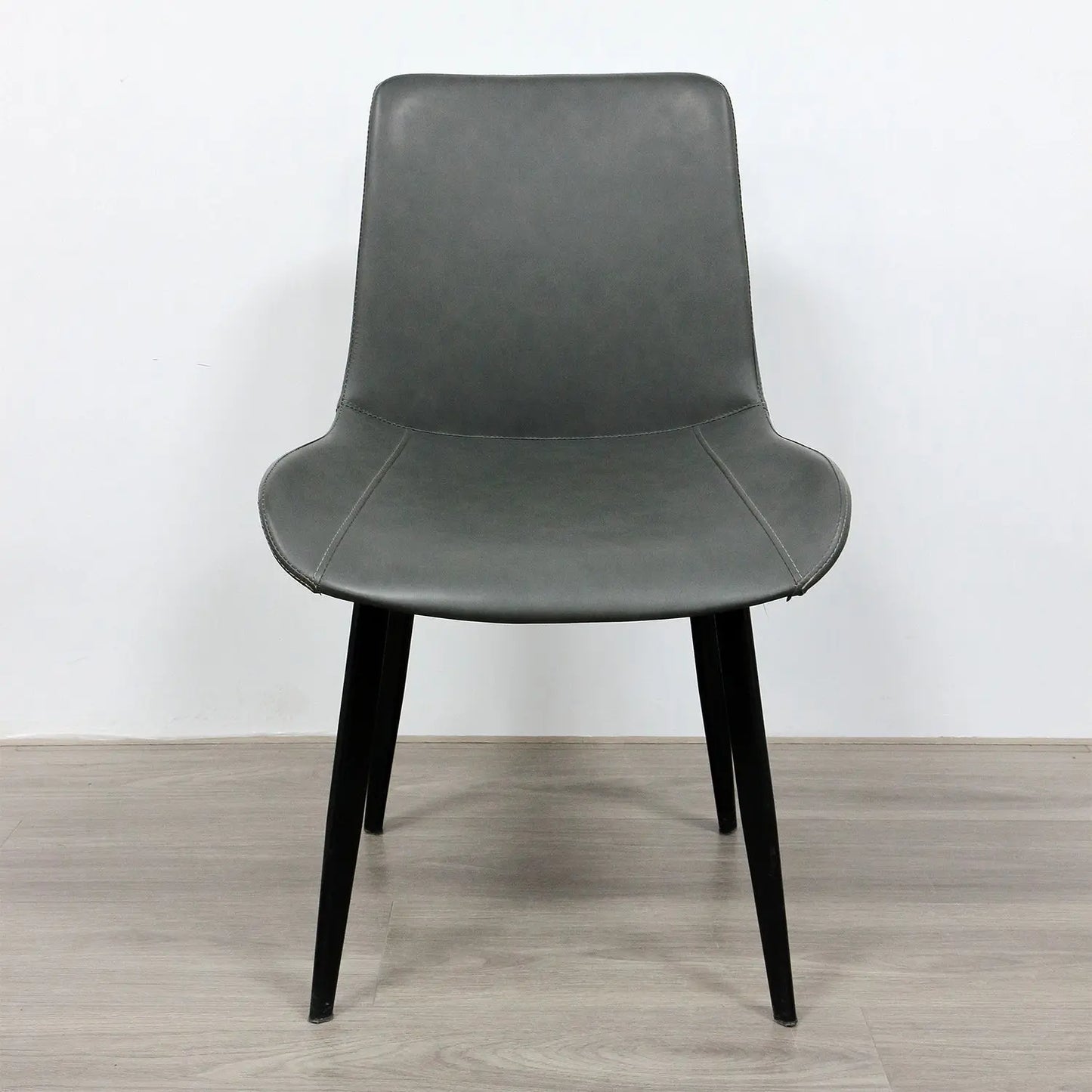 Nordic Home Restaurant Furniture Sofa Chair Synthetic PU Leather Dining Chair Marsiling