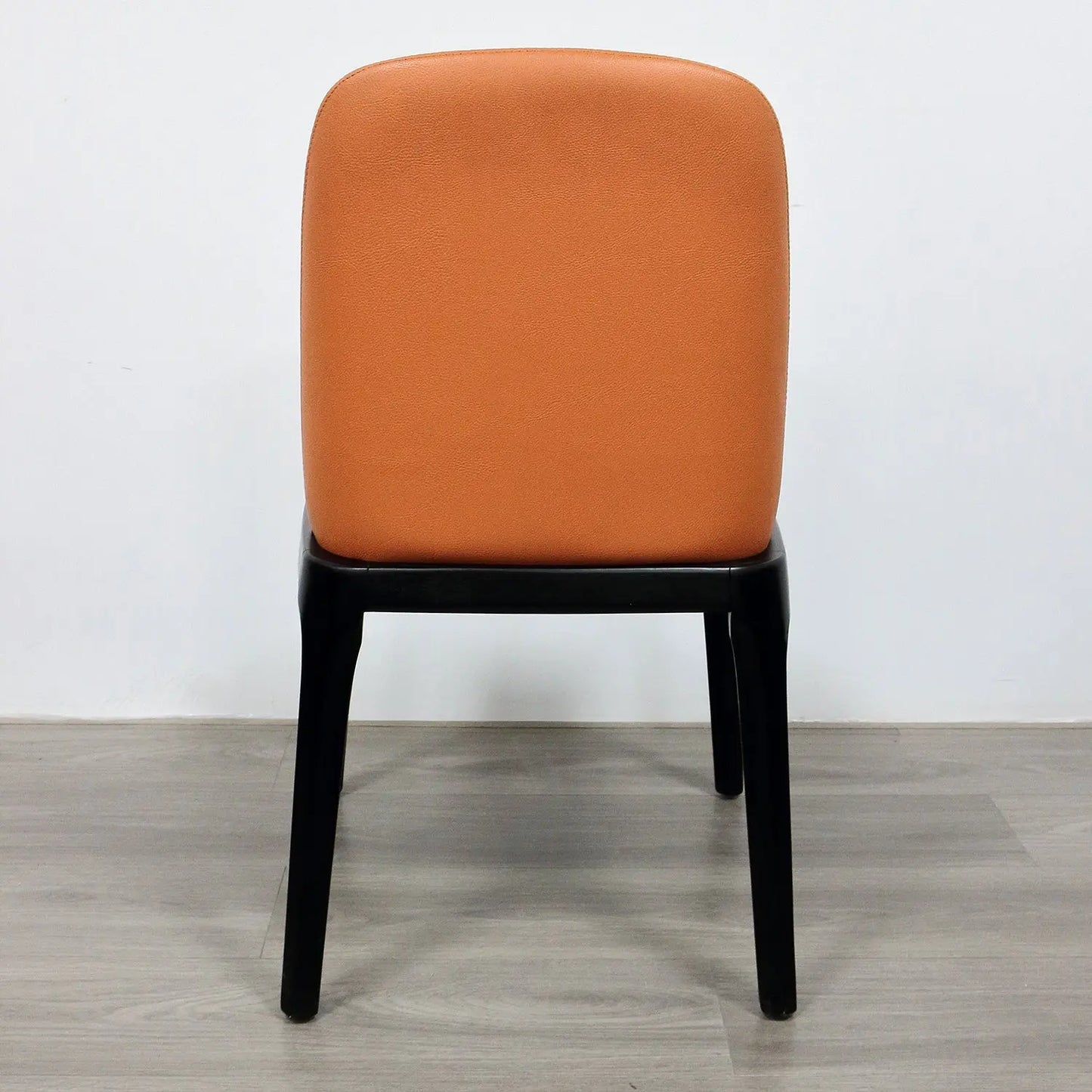 Wholesale Modern PU Leather Wood Chair Upholstered Solid Wood Dining Chairs Marsiling