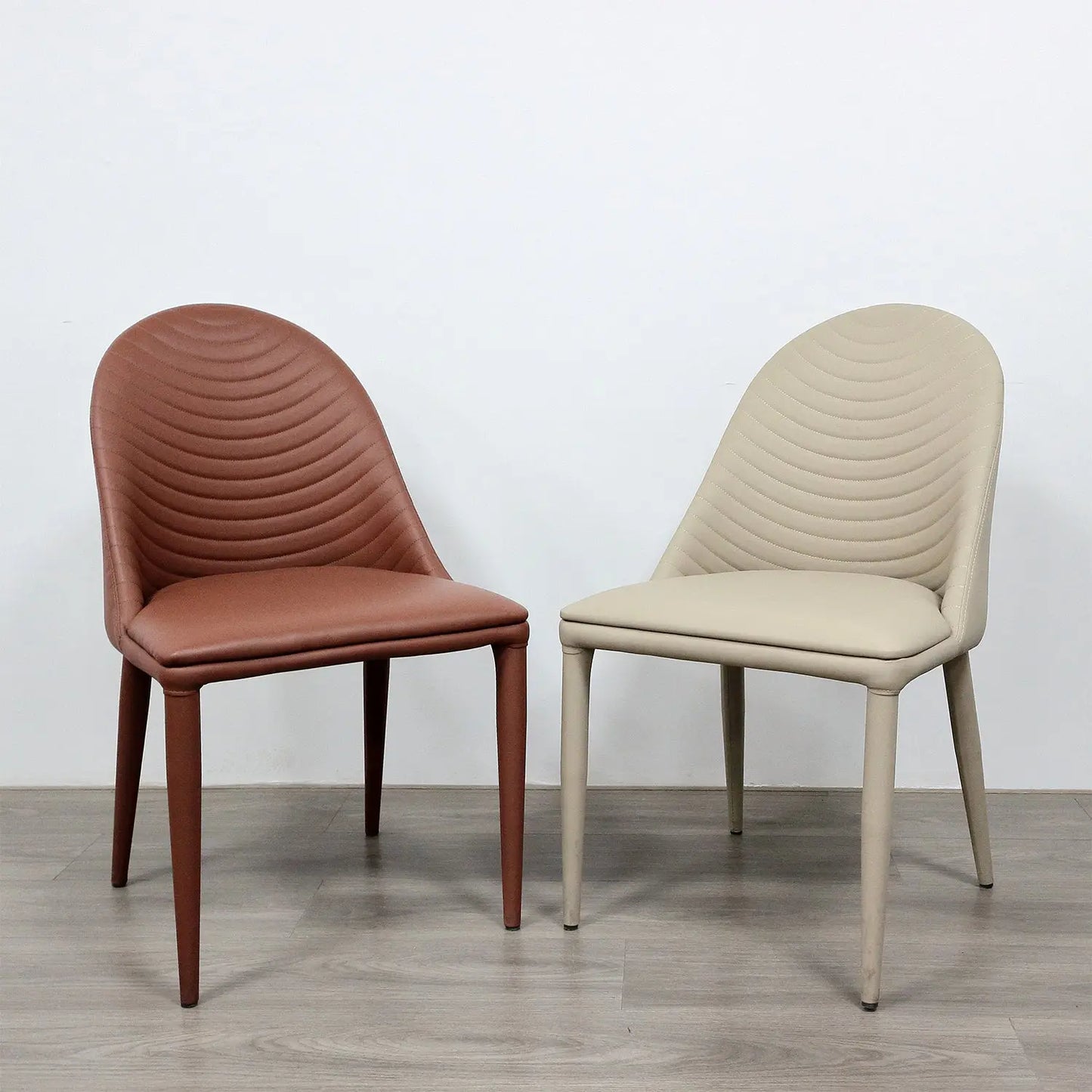 Foshan Supplier Contemporary Event Bar Terrace Curved High Back Dining Chair Marsiling