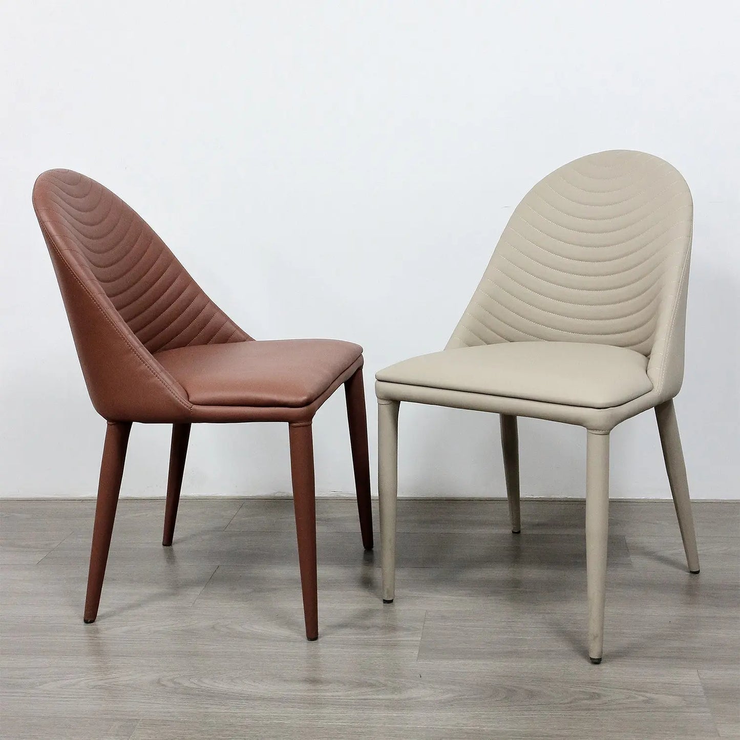 Foshan Supplier Contemporary Event Bar Terrace Curved High Back Dining Chair Marsiling