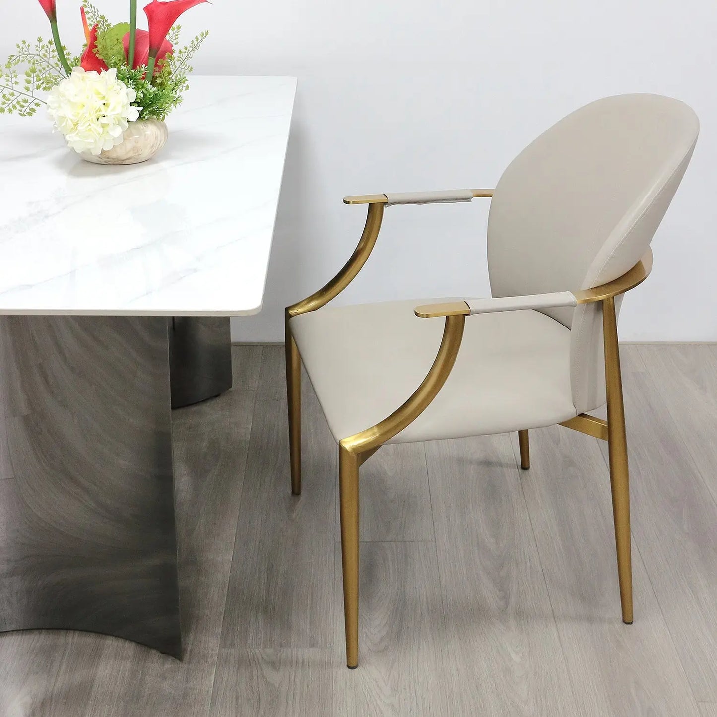 Top Luxury Villa Wedding Chairs Commercial Dining Stainless Steel Chair Marsiling