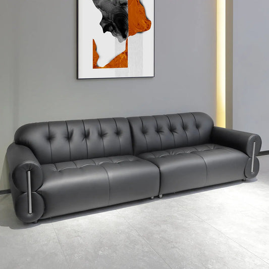 New Arrival Modern Sofas l Shape Luxury Leather Sectional Sofa Set Furniture Living Room Marsiling