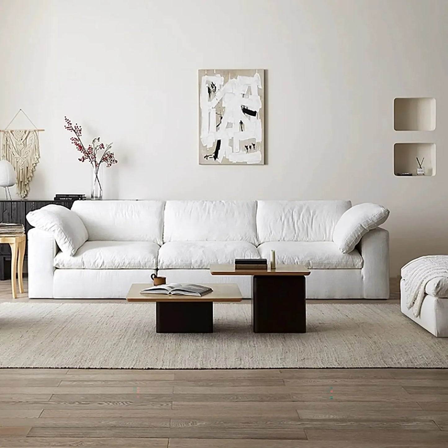 Italian Minimalist Cozy Sectional Sofa | Cloud Daybed Modular Sofa YS022# Marsiling