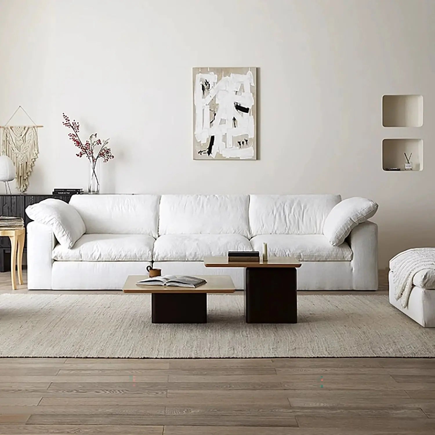 Italian Minimalist Cozy Sectional Sofa | Cloud Daybed Modular Sofa YS022# Marsiling