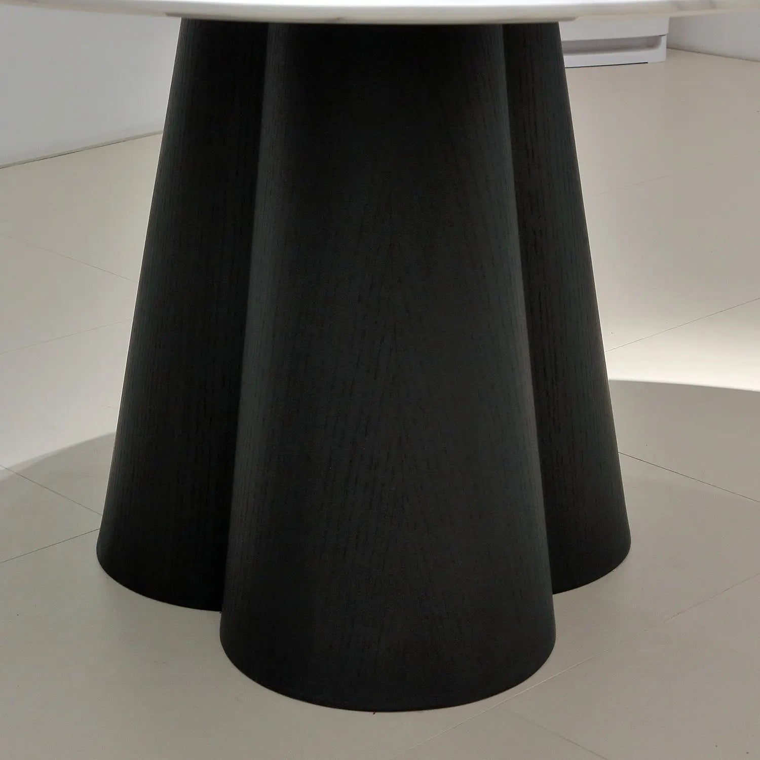 Bulgari White Natural Marble Round Dining Table with Turntable 2501 Marsiling Furniture
