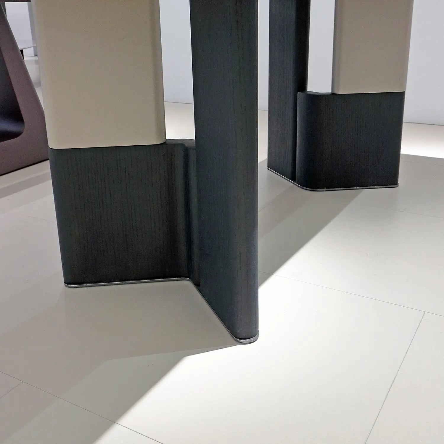 Natural Marble Dining Table Modern - Minimalist Luxury with Unique Leg Design 2505 Marsiling Furniture