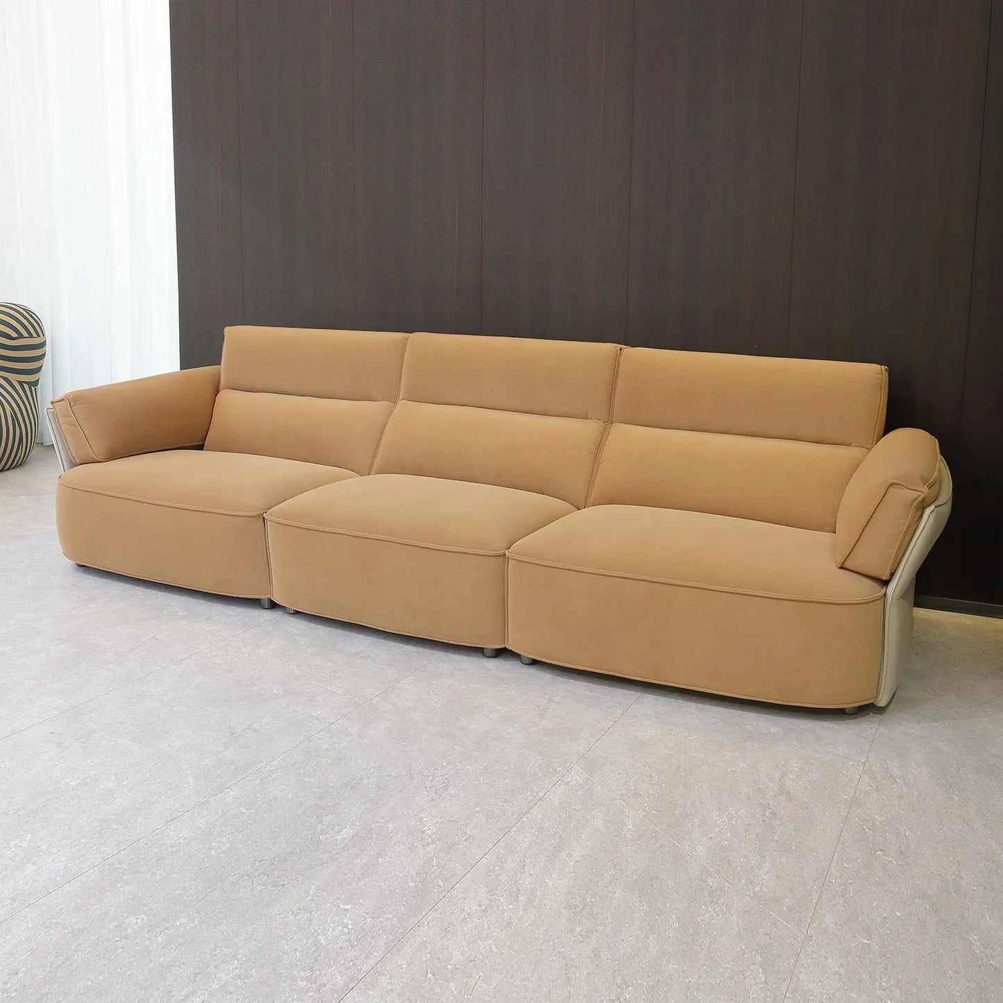 Modern Lounge Fancy Sectional Living Room Sets Sofa High-density Fabric Solid Wood Frame Sofa Home Furniture Marsiling