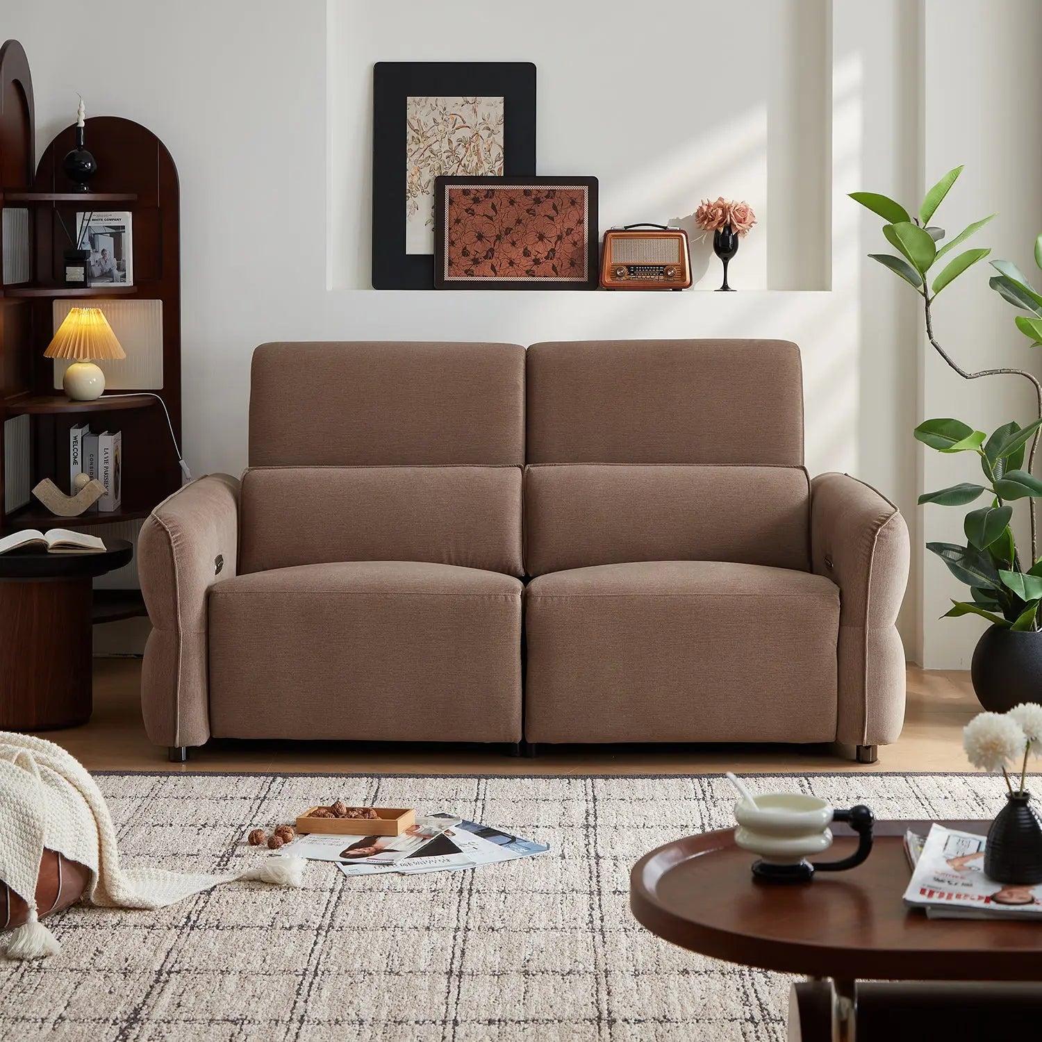 Modern Home Furniture Set Living Room Electric Leather Recliner Functional Sofa with Factory Price Marsiling