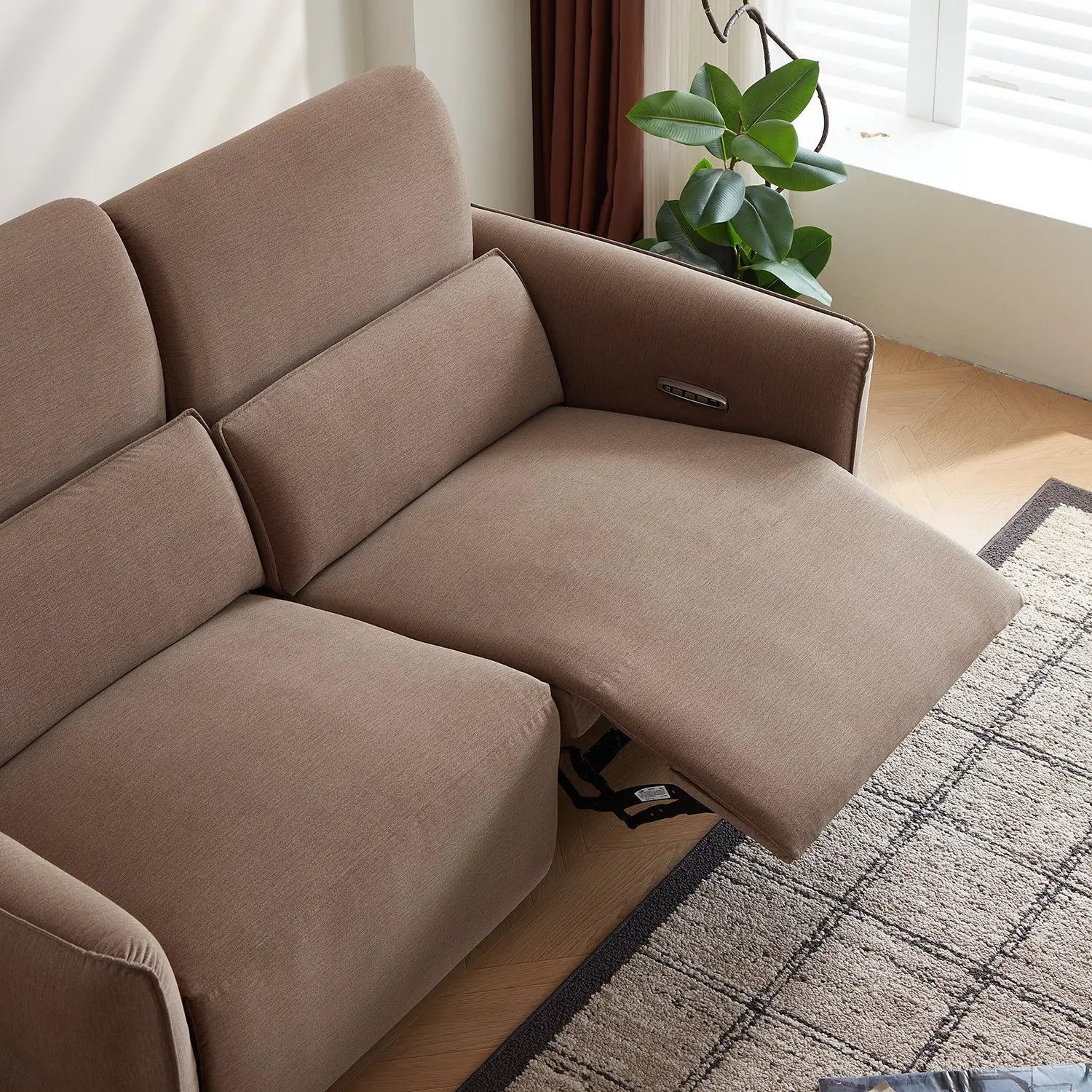 Modern Home Furniture Set Living Room Electric Leather Recliner Functional Sofa with Factory Price Marsiling