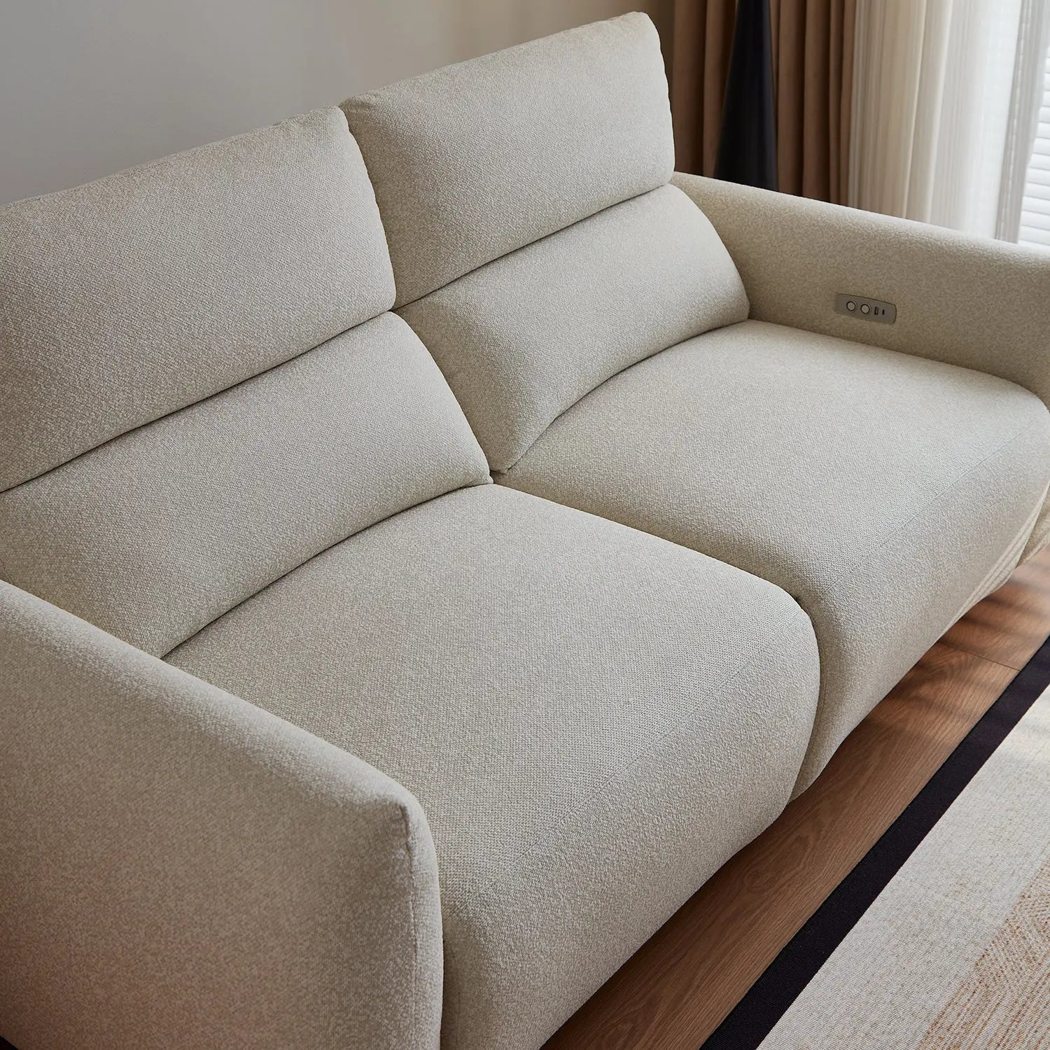 Electric Multi-Functional Chair Sofa Set with Sponge Filled Sofa Reclining Chair Sofa Set for Living Room Marsiling