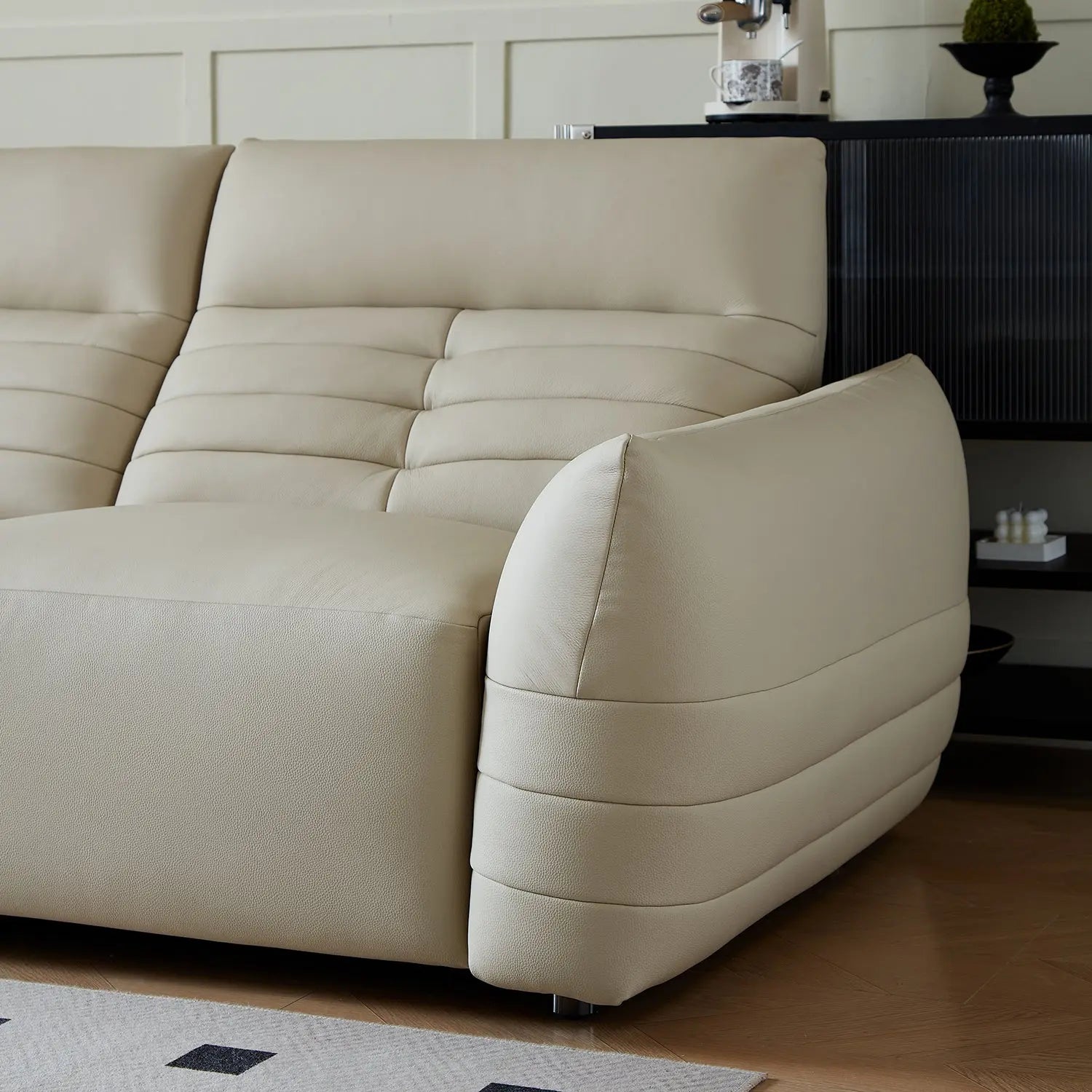 Multifunctional Recliner Adjustable Sofa Set Modern Leather Sofas Living Room Furniture Marsiling