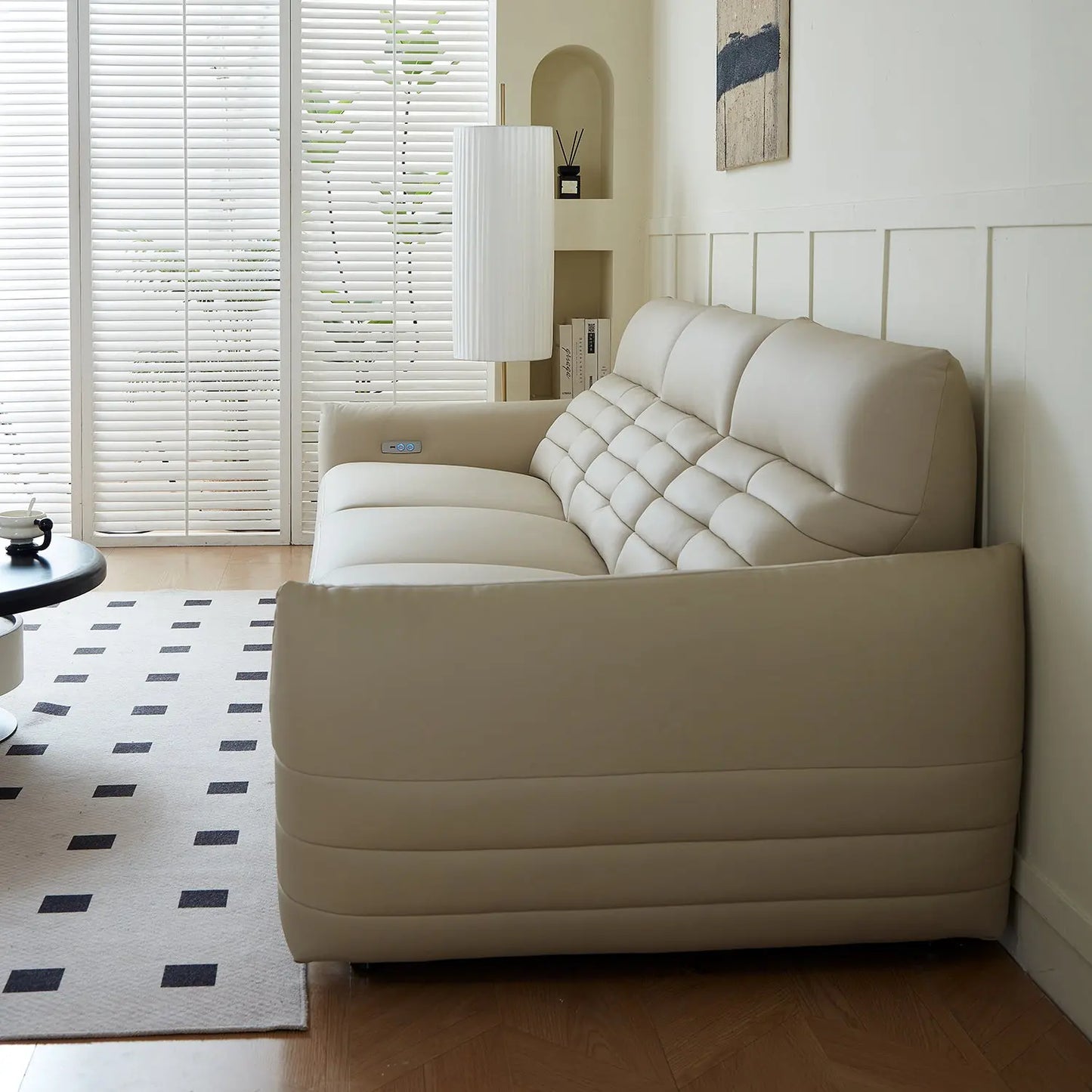 Multifunctional Recliner Adjustable Sofa Set Modern Leather Sofas Living Room Furniture Marsiling