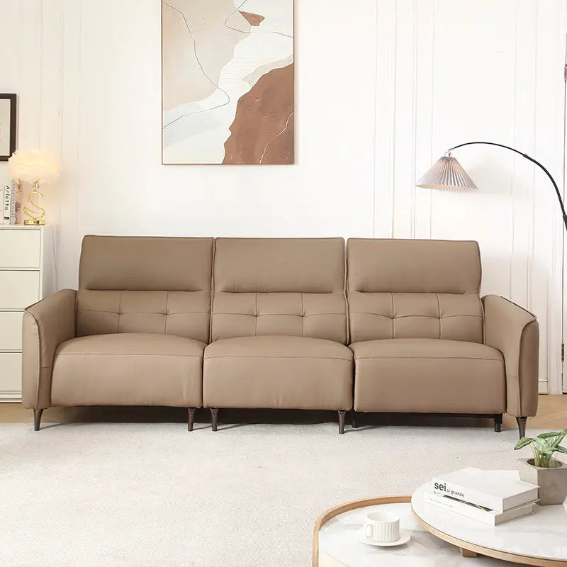 Luxury Classic Ecological Leather Sofa Set Space Saving Telescopic Dual Purpose Set Living Room Sofa Marsiling Furniture