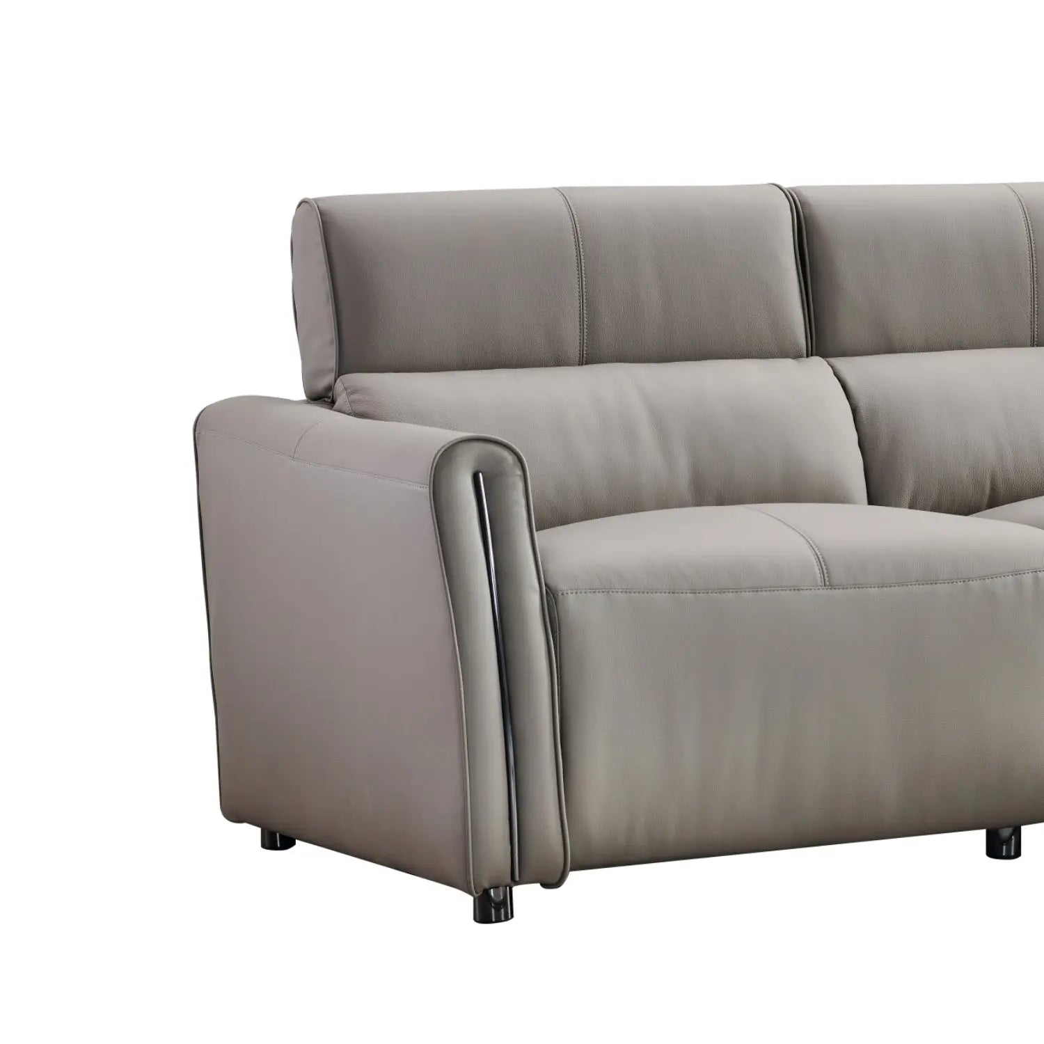 Functional Ecological Genuine Leather Sectional Recliner Sofa Set 3 Seat Living Room Home Furniture Marsiling Furniture
