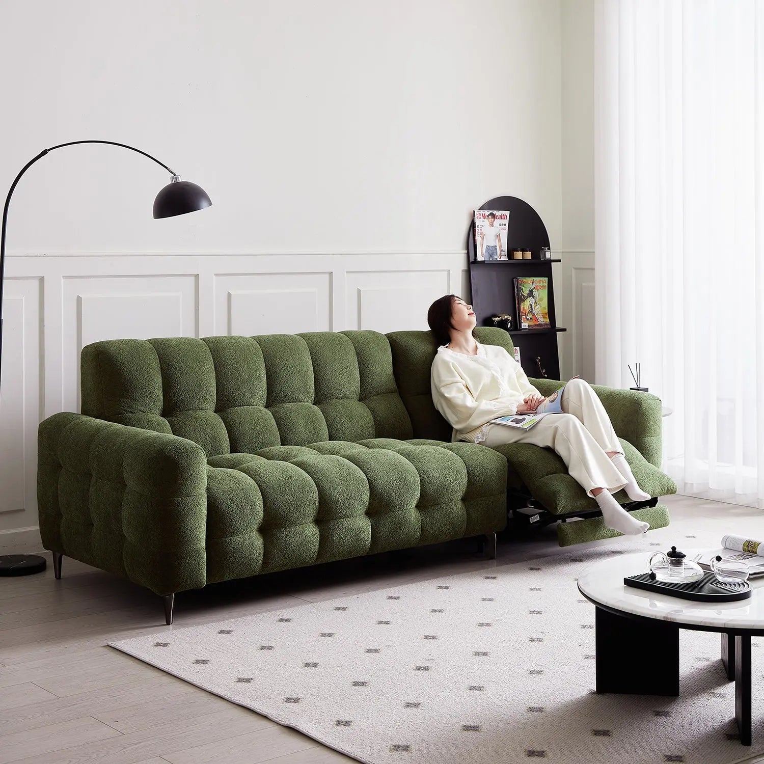 Light Luxury Villa Smart Sofa Italian Theater Sofa Modern Simple Designer Living Room Electric Sofa Marsiling Furniture