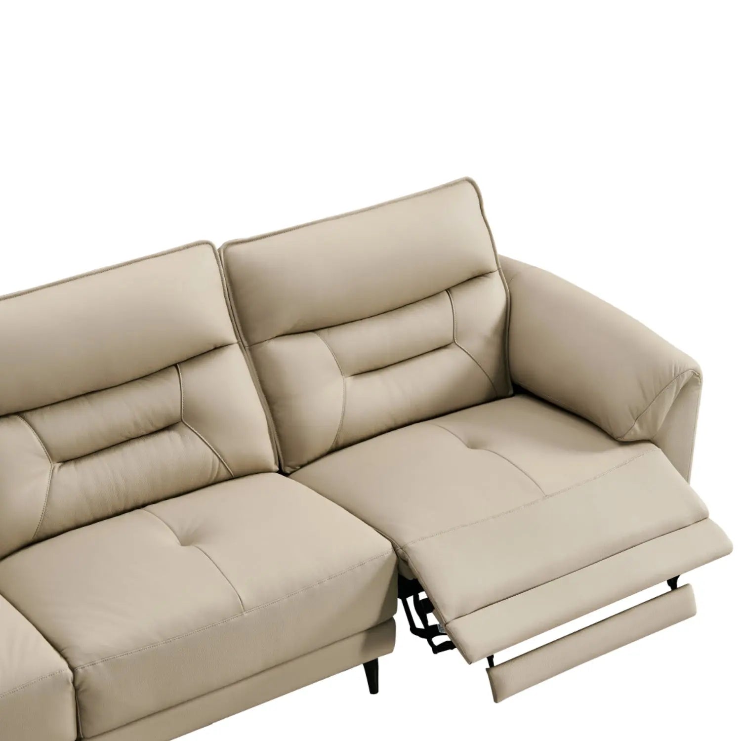 Living Room L Shape Recliner Couch Genuine Leather Modern Motorized Electric Recliner Sofa Marsiling Furniture