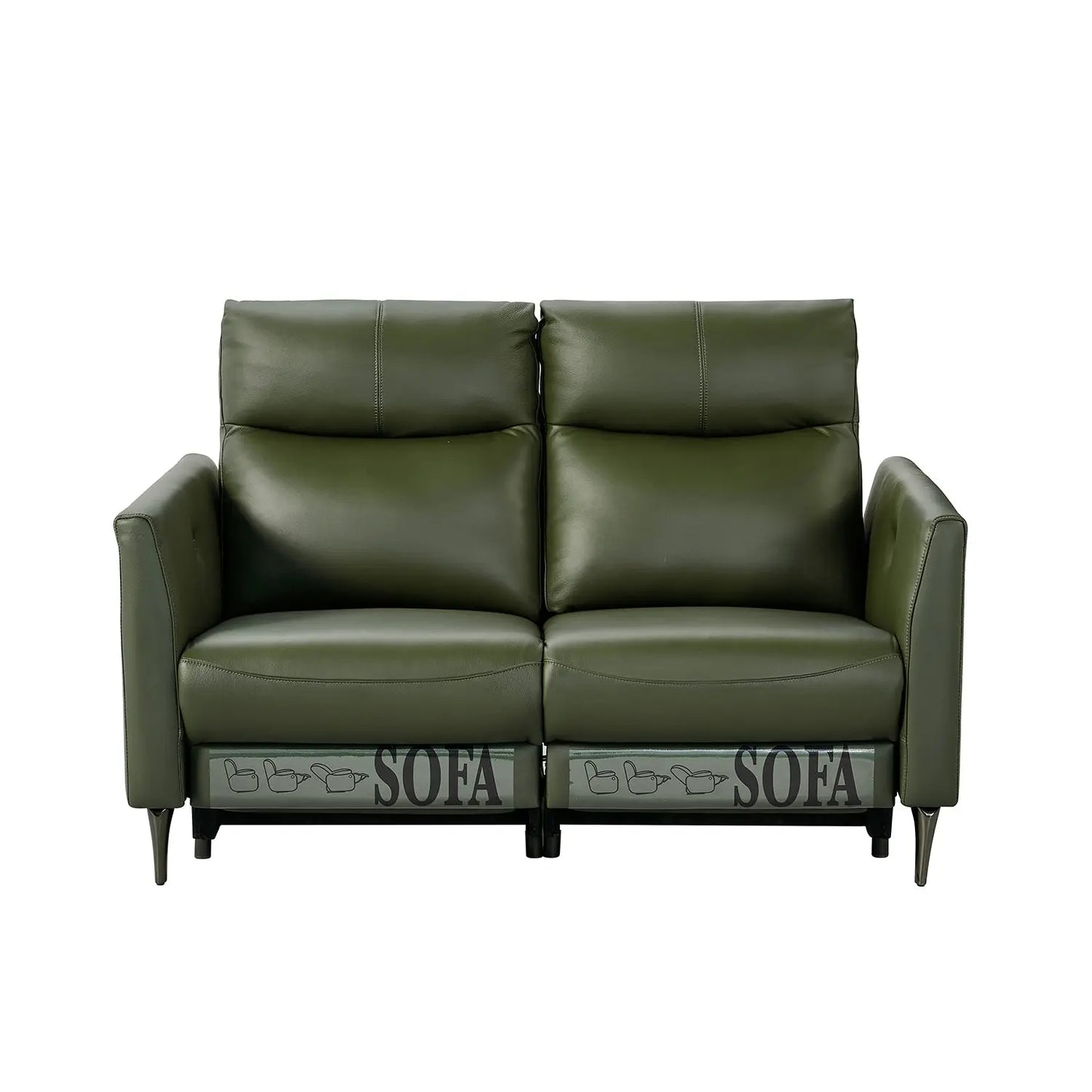 European Style Furniture Living Room Sofa Leather Functional Recliner Couch Marsiling