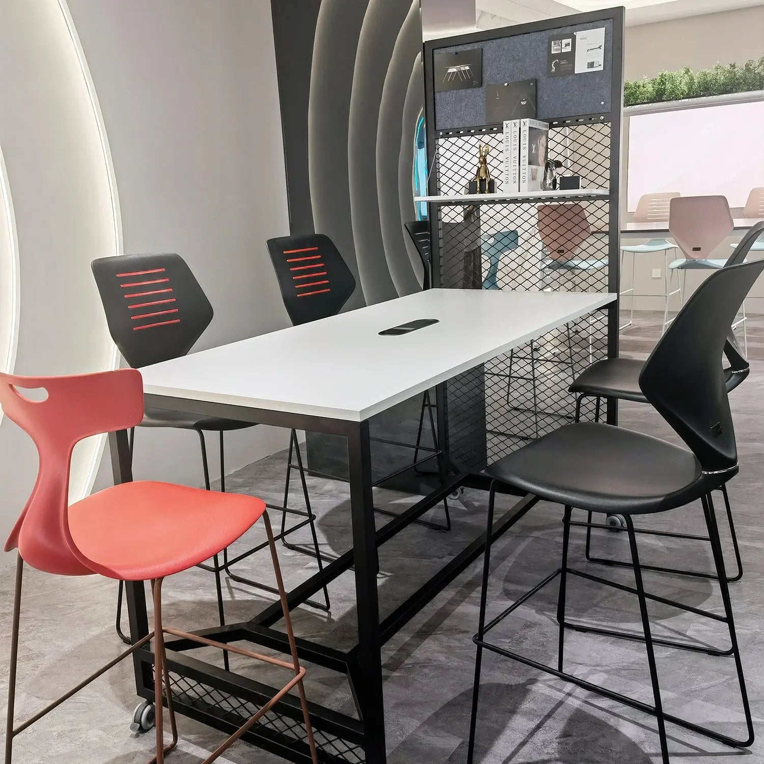 Modern Commercial Office Leisure Coffee Tables Meeting Rectangular Wooden Dining Bar Table Marsiling
