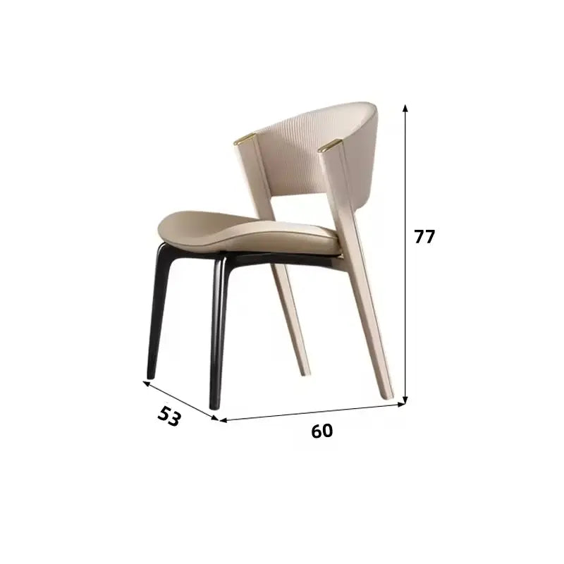 Nursing Home Dining Room Bedroom Study Office Garden Beige Leather Fan Folding Chairs Marsiling