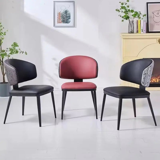 Modern Hotel Restaurant Home Leather Banquet Party Dining Chair for Livining Room Marsiling
