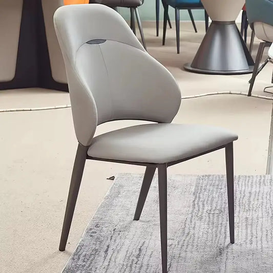 Luxury Design Leisure Sofa Upholstered Dining Chairs Metal Construction Dining Banquet Restaurant Home Chair Marsiling