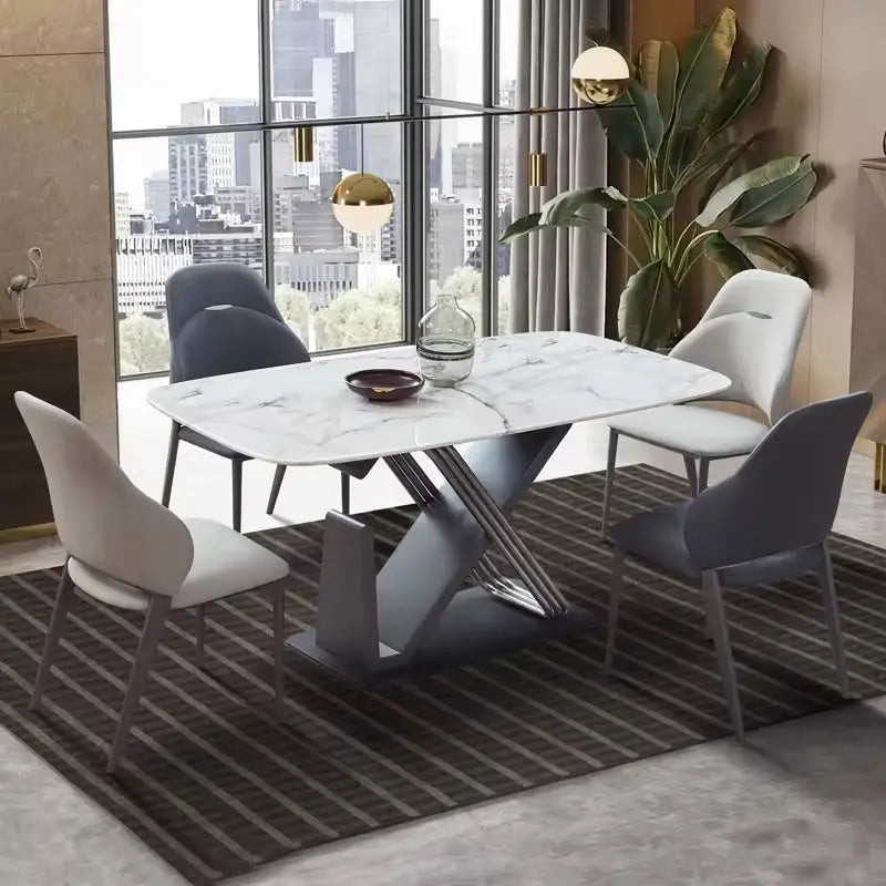 Luxury Design Leisure Sofa Upholstered Dining Chairs Metal Construction Dining Banquet Restaurant Home Chair Marsiling