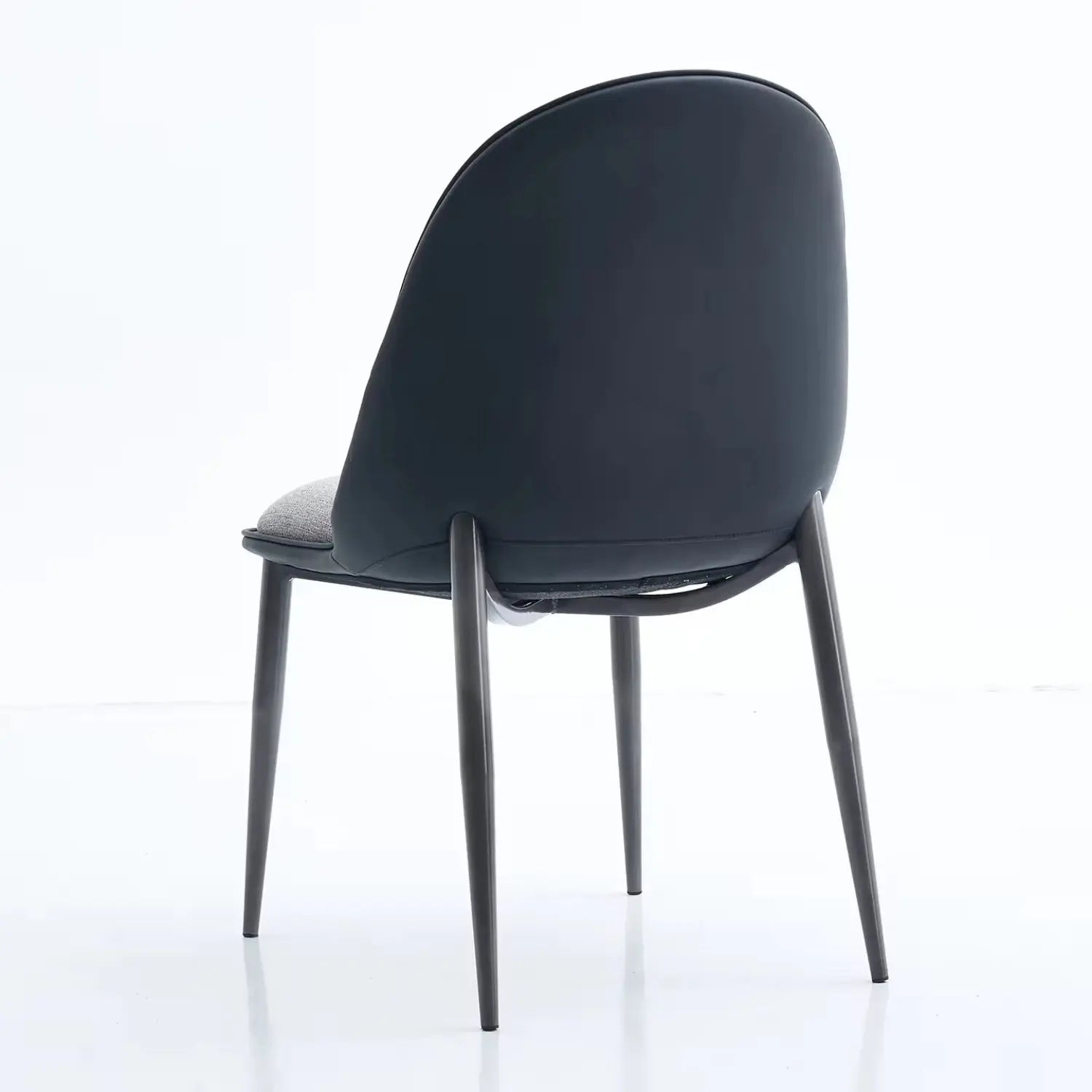 Upholstered Fabric Chairs Steel Legs for Kitchen Dining Bedroom Living Room Marsiling
