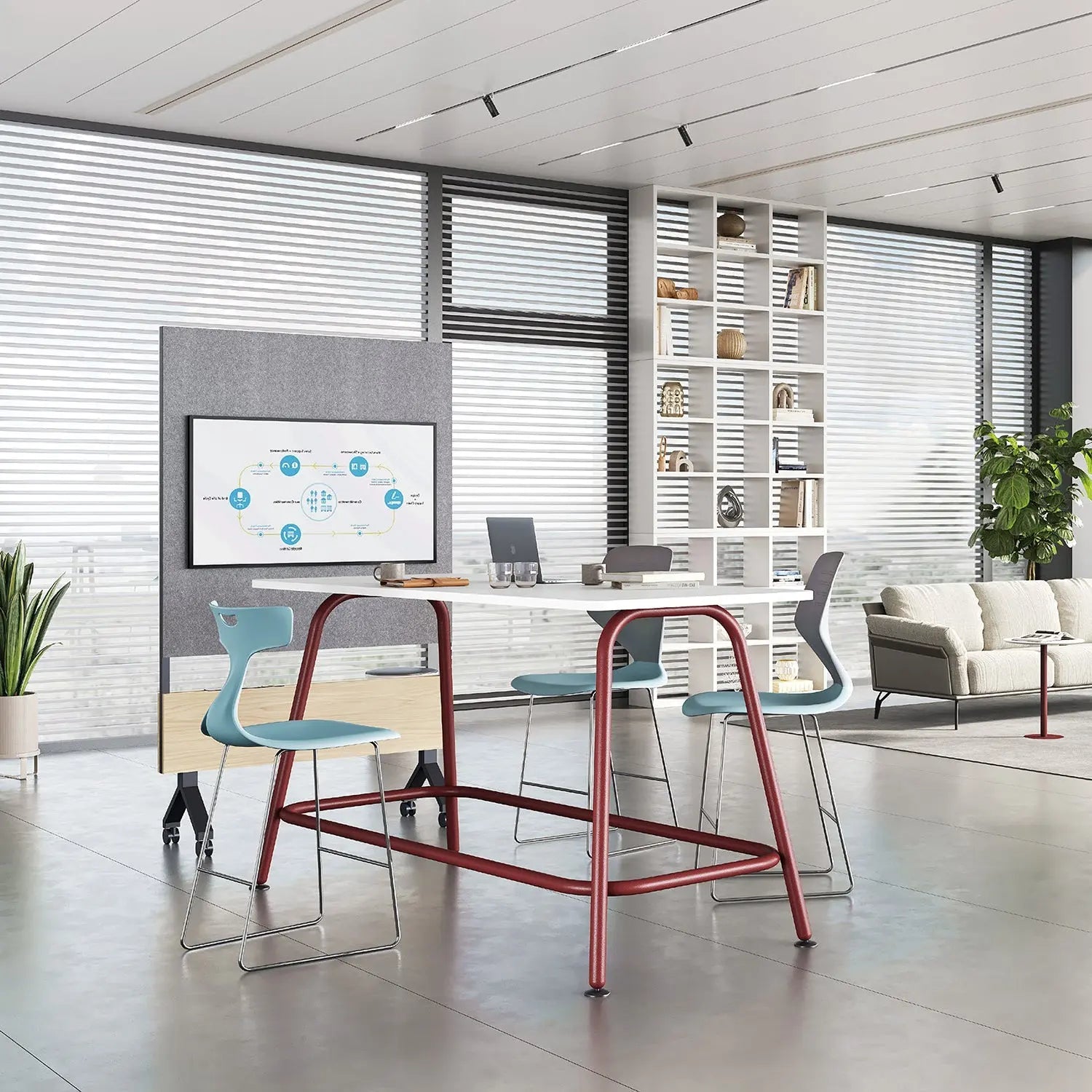Modern Simple Front Desk Chair Coffee Shop High Stool Metal Foot Bar Marsiling
