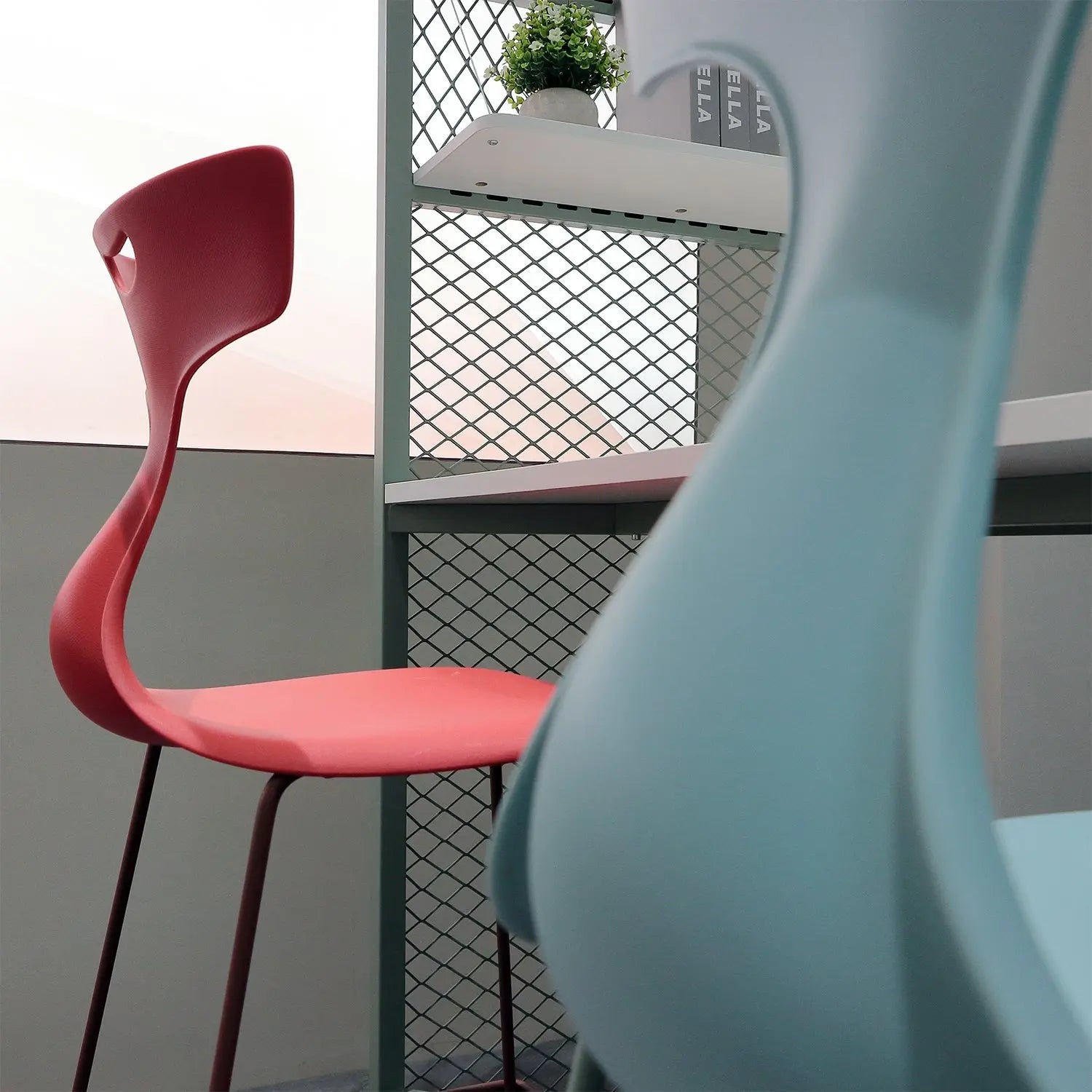 Modern Simple Front Desk Chair Coffee Shop High Stool Metal Foot Bar Marsiling