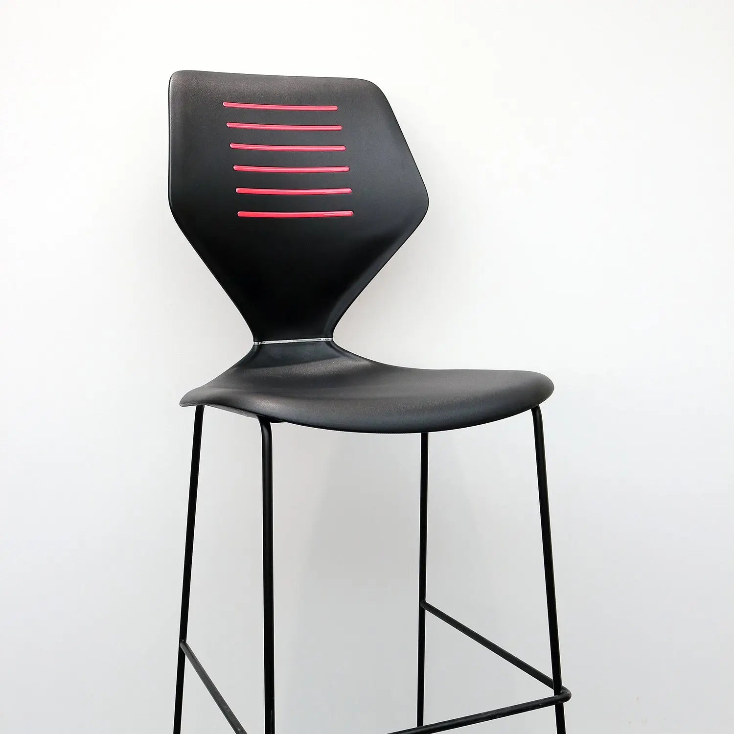 Modern Chair Furniture Elegant High Steel LegsBar Stool Chairs with Backrest Marsiling